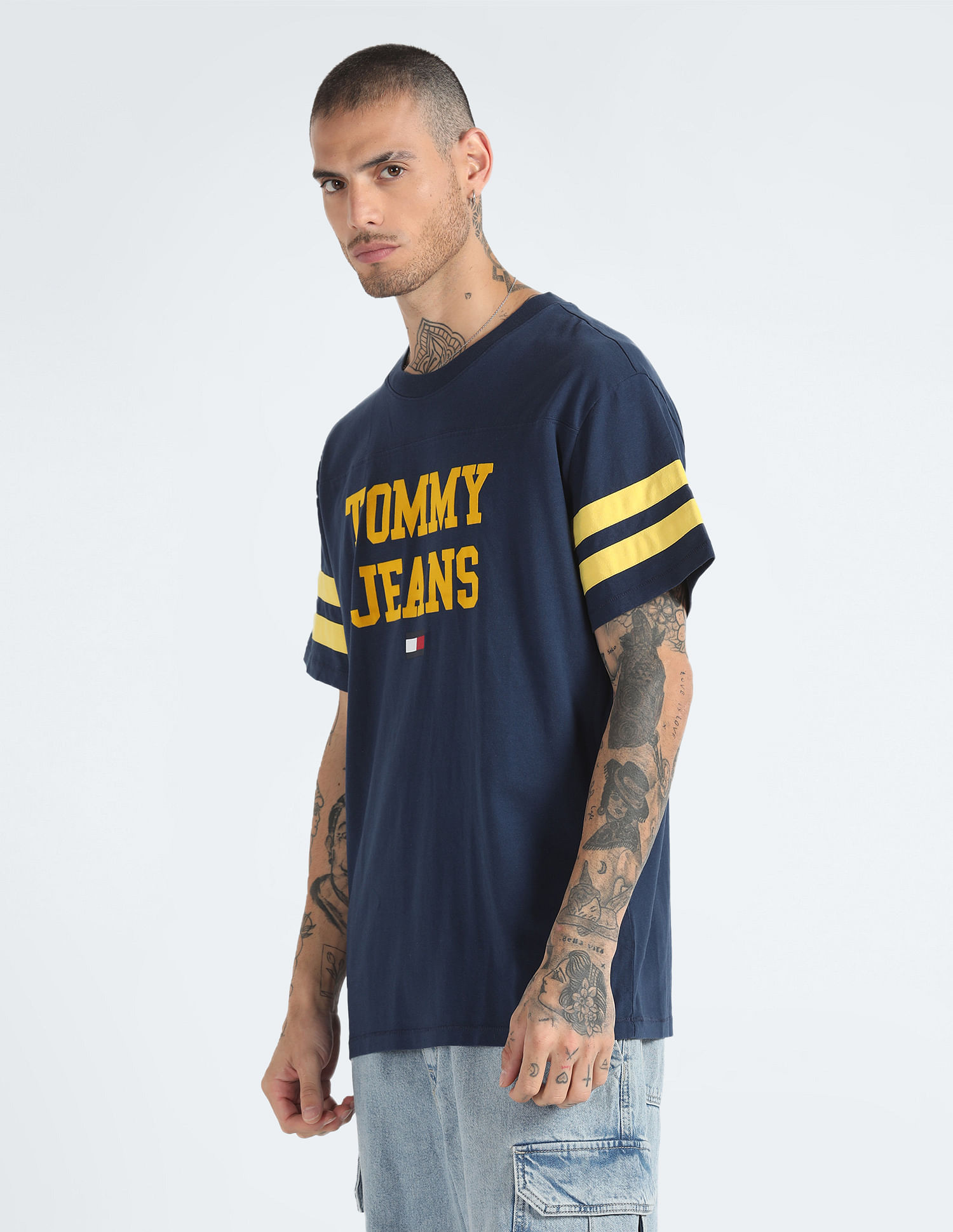 Tommy Hilfiger Ringer Brand Print T-Shirt