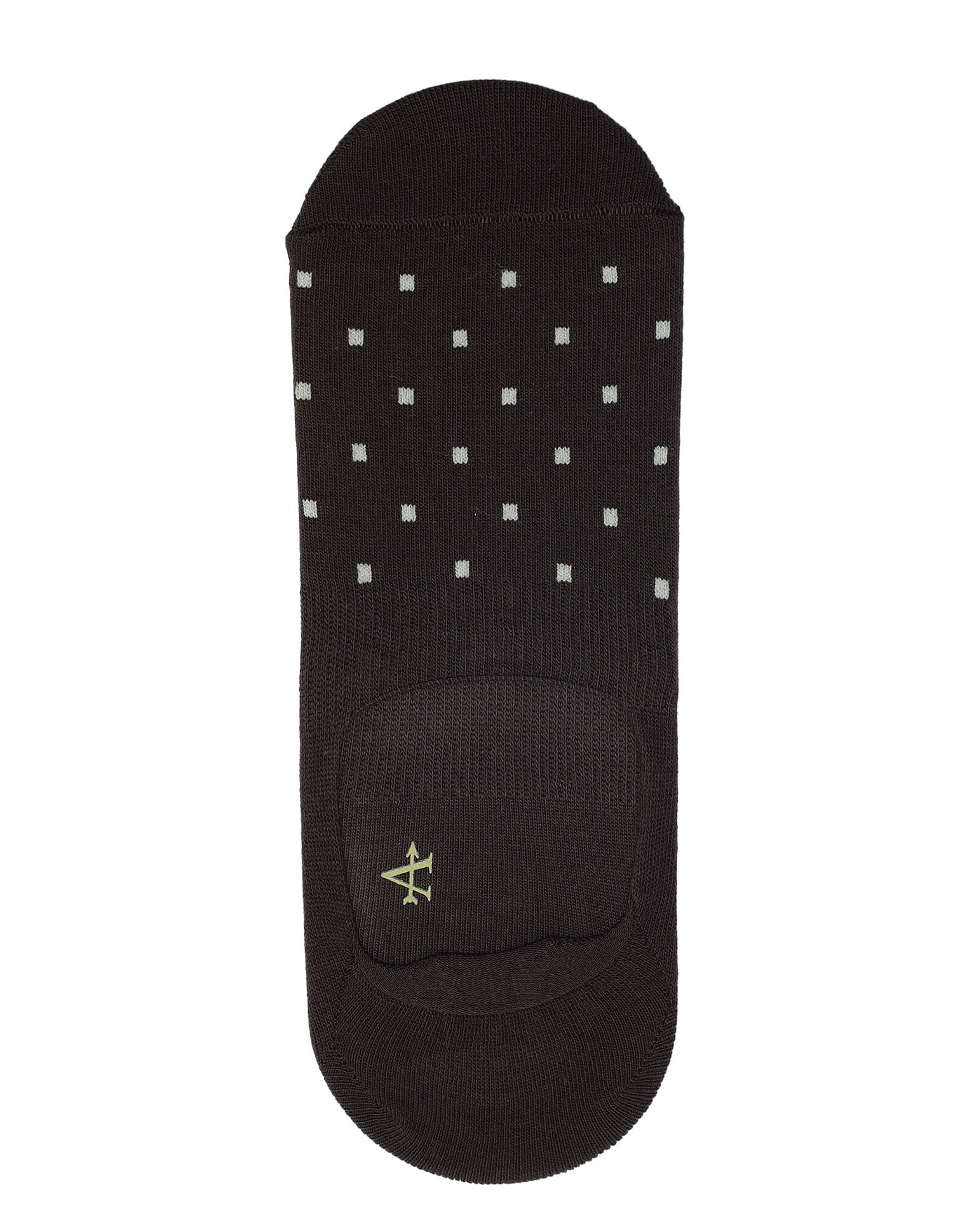 Arrow Mens Printed No Show Cotton Socks - Pack Of 2