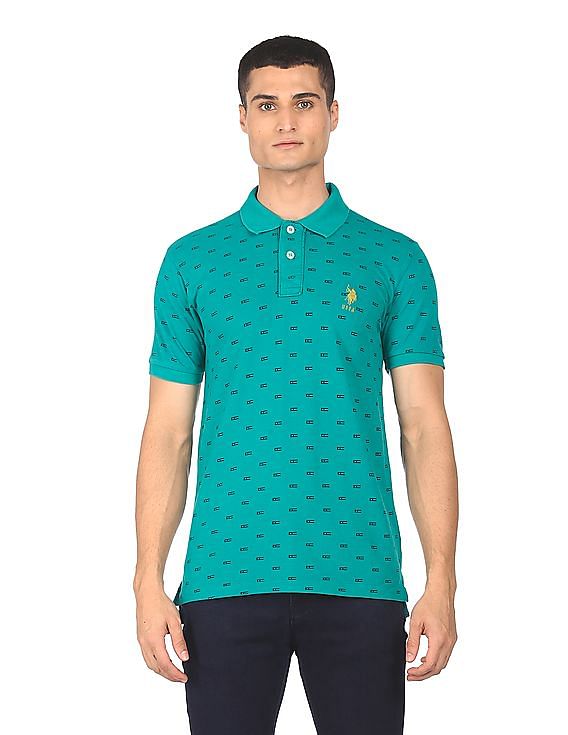 U.S. Polo Assn. Pique Printed Polo Shirt