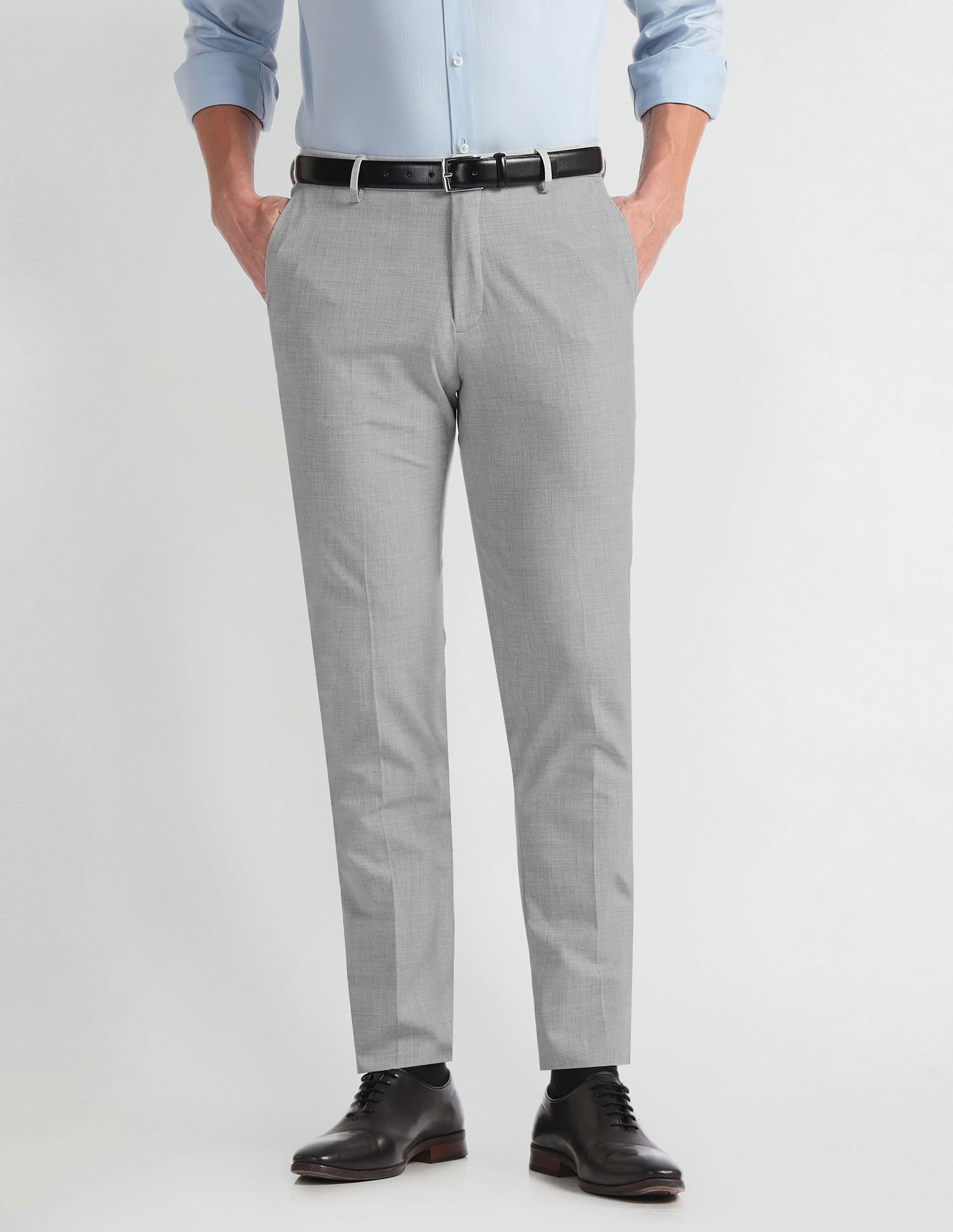 Arrow Newyork Mid Rise Super Slim Fit Trousers
