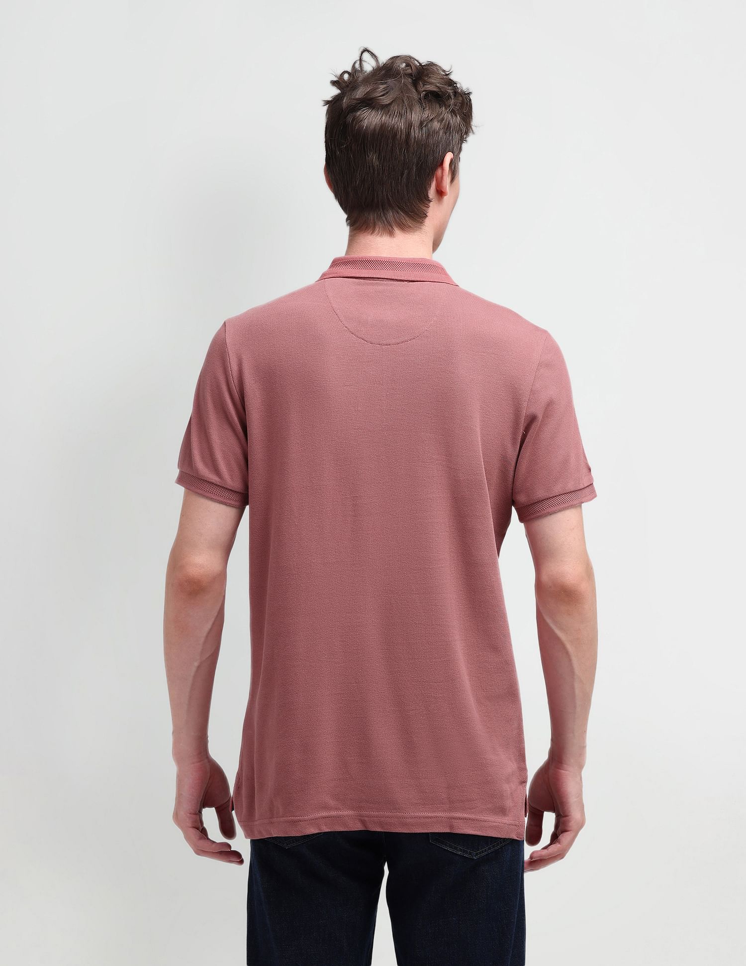 U.S. Polo Assn. Denim Co. Muscle Fit Solid Polo Shirt