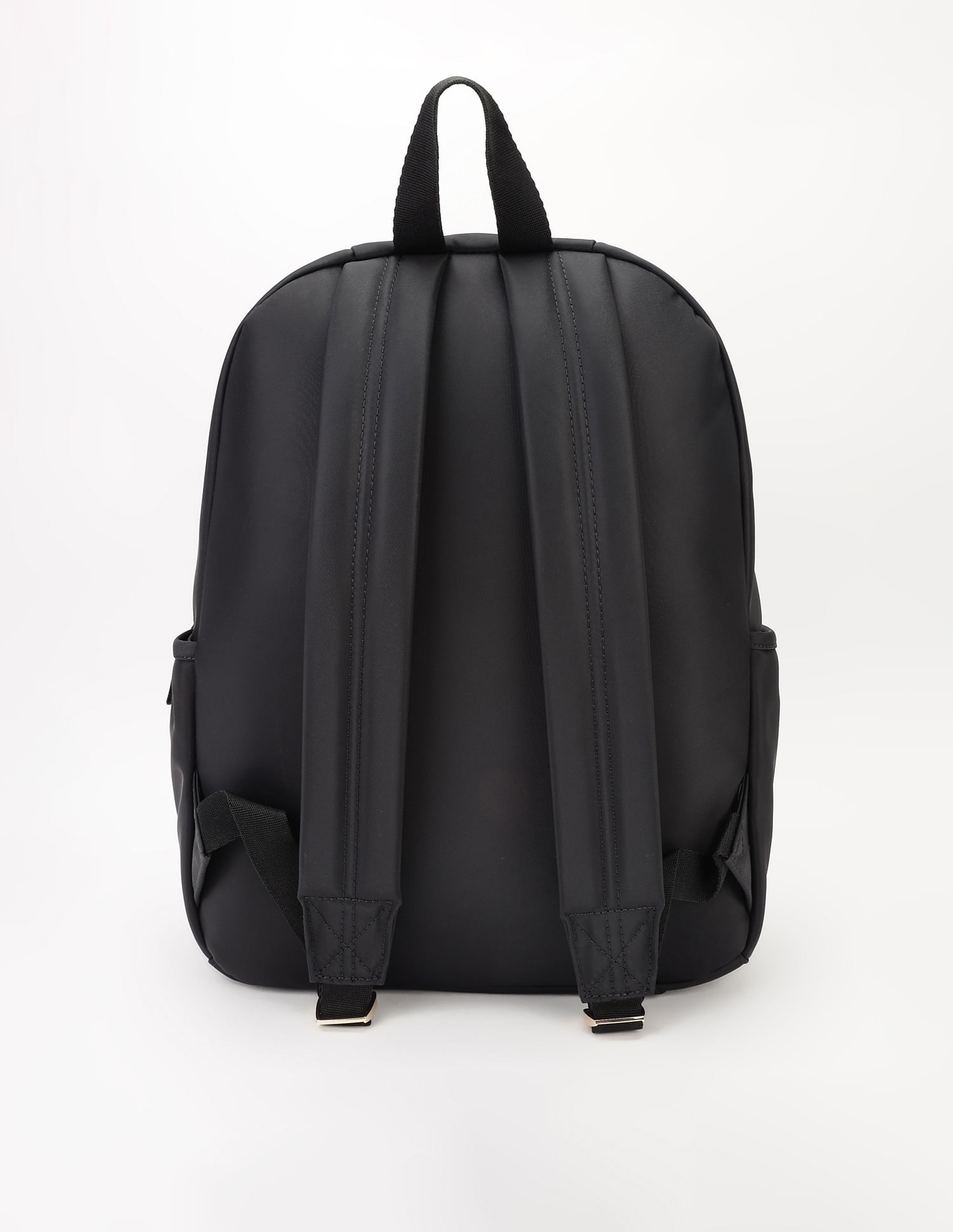 Tommy Hilfiger Solid Black Nylon Backpack