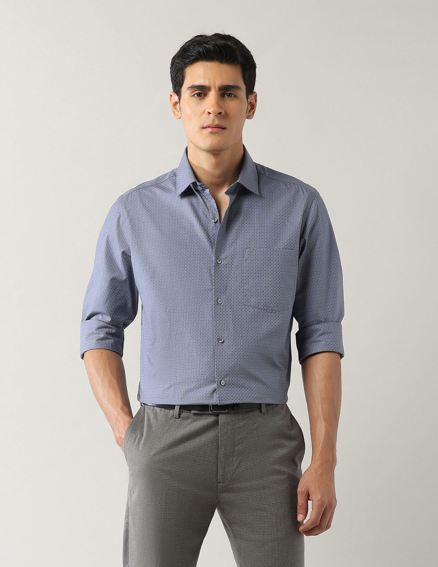 Arrow Liberty Classic Fit Textured Shirt