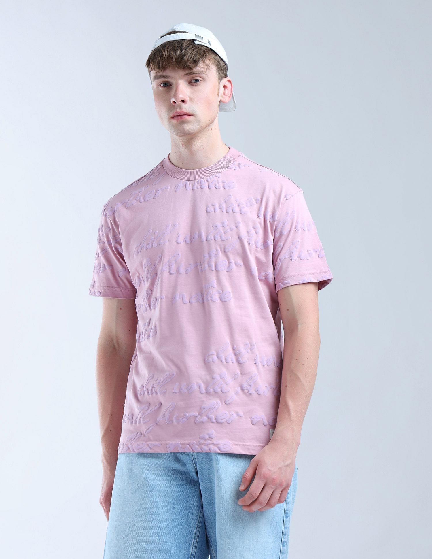Flying Machine All Over Puff Printed Puff Color Of Home T-Shirt