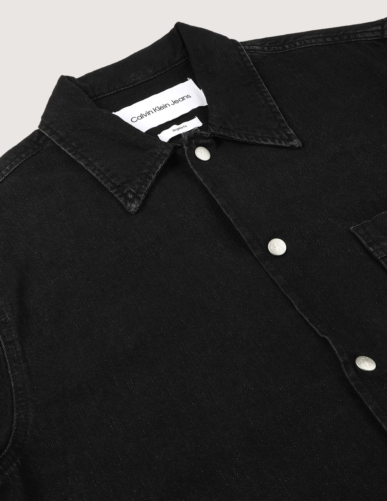 Buy Calvin Klein Jeans Camp Denim Relaxed Fit Shirt - NNNOW.com