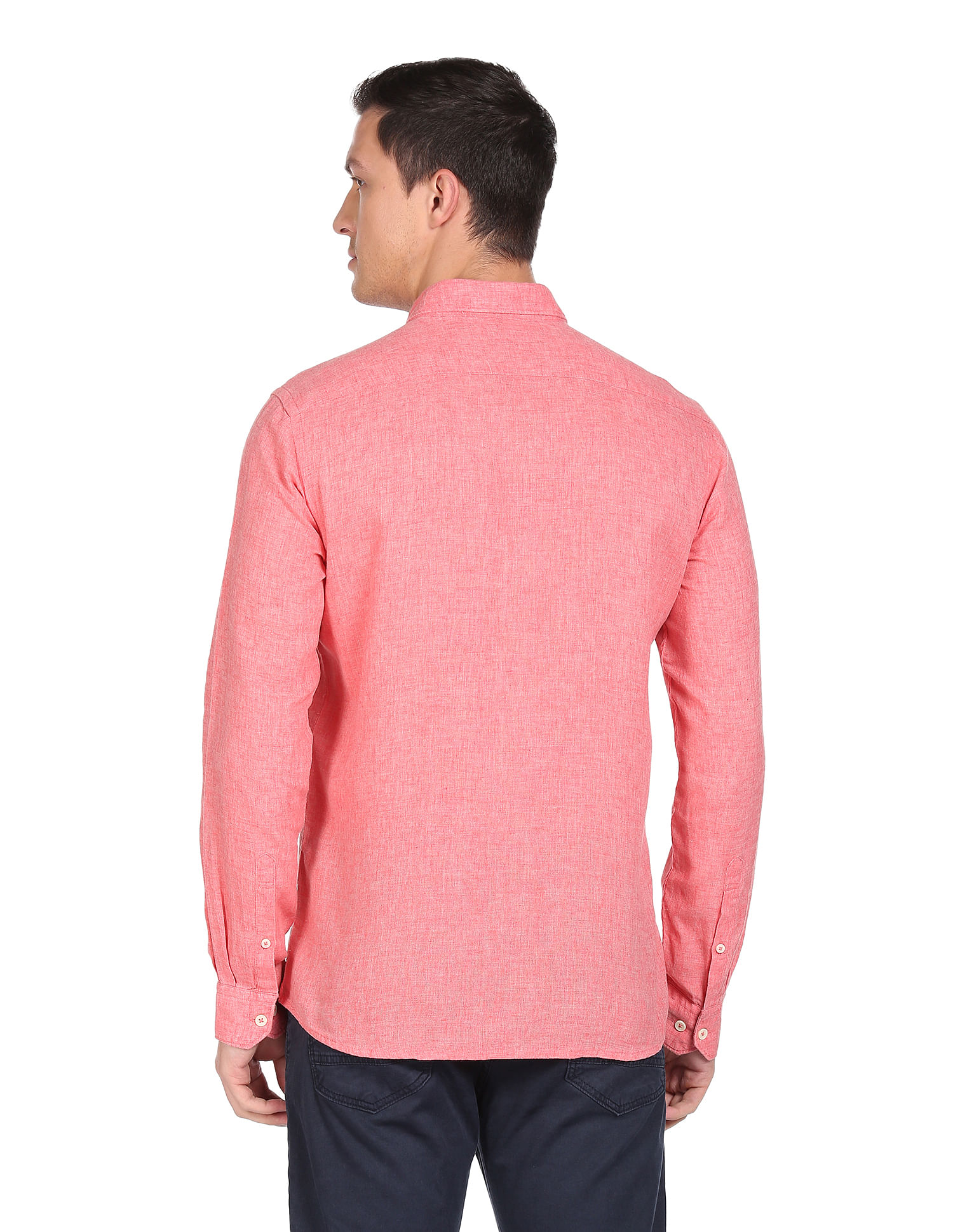 Arrow Sports Manhattan Slim Fit Patch Pocket Shirt