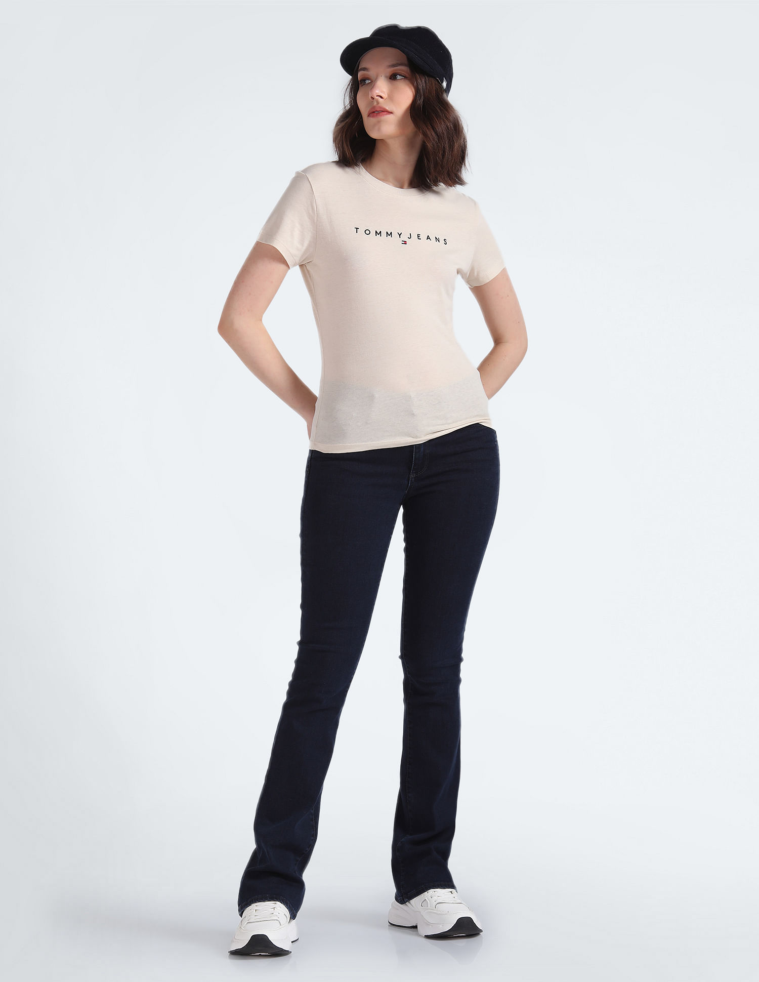 Tommy Hilfiger Slim Fit Linear Logo T-Shirt