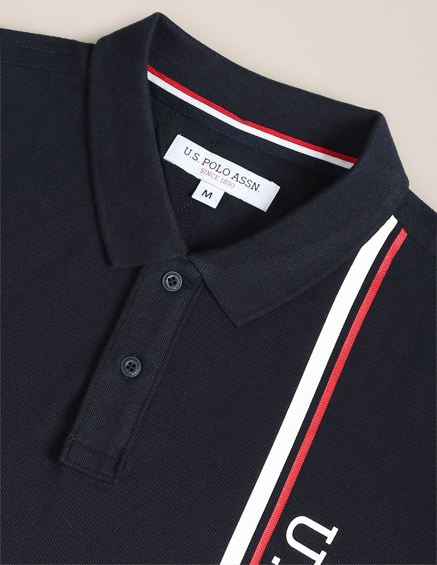Buy U.S. Polo Assn. Brand Print Cotton Polo Shirt - NNNOW.com Buy U.S. Polo Assn. Brand Print Cotton Polo Shirt - NNNOW.com