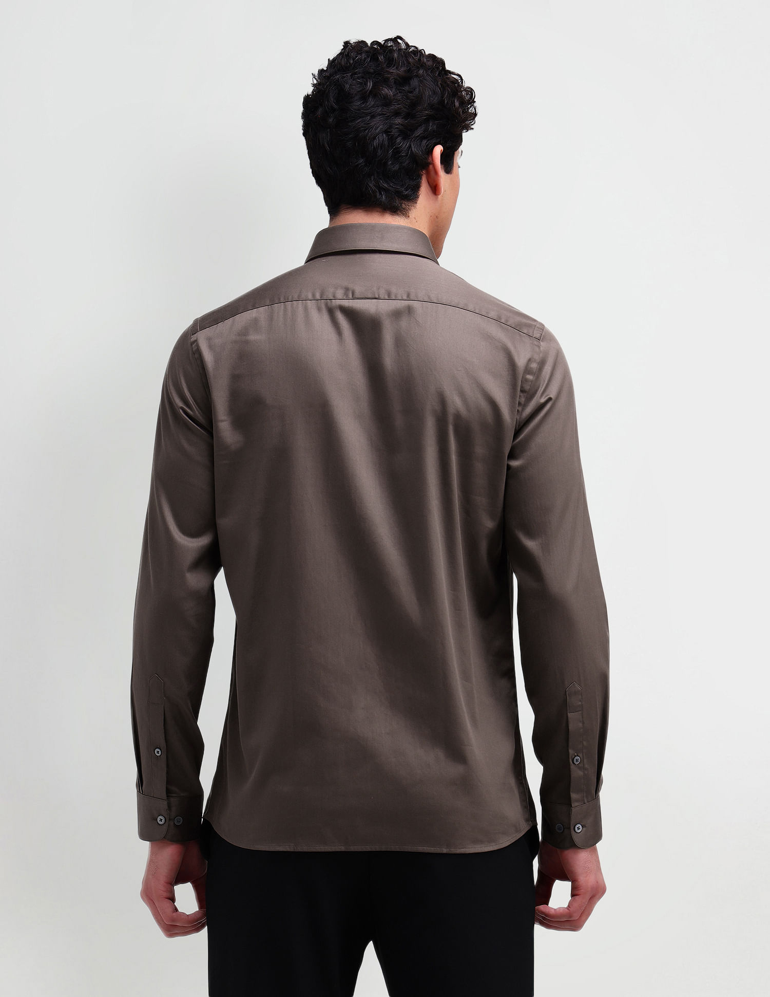 Arrow Newyork Horizontal Striped Dobby Shirt