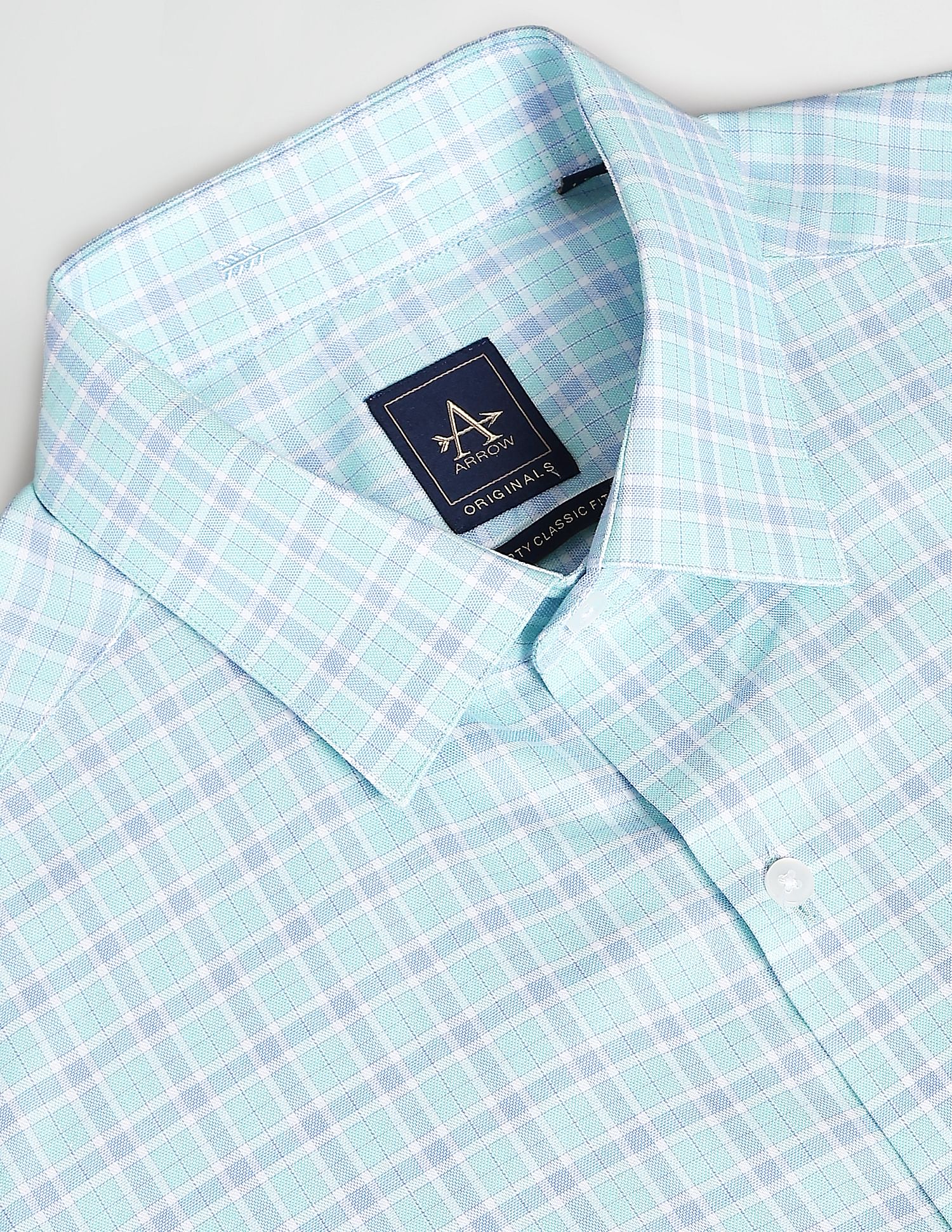 Arrow Tartan Check Formal Shirt