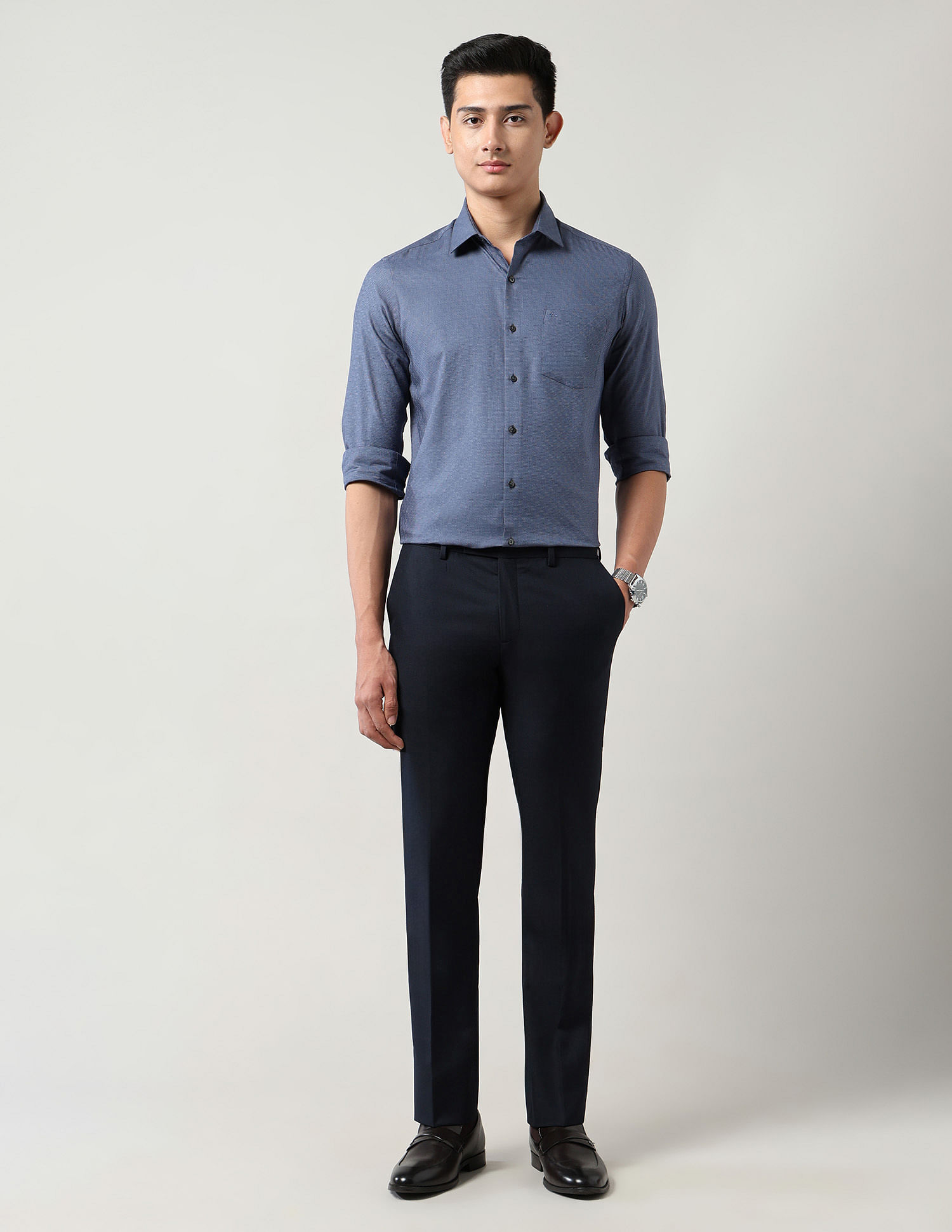 Arrow Regular Fit Twill Trousers