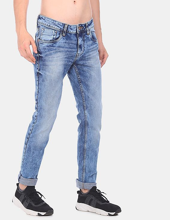 light acid wash jeans mens