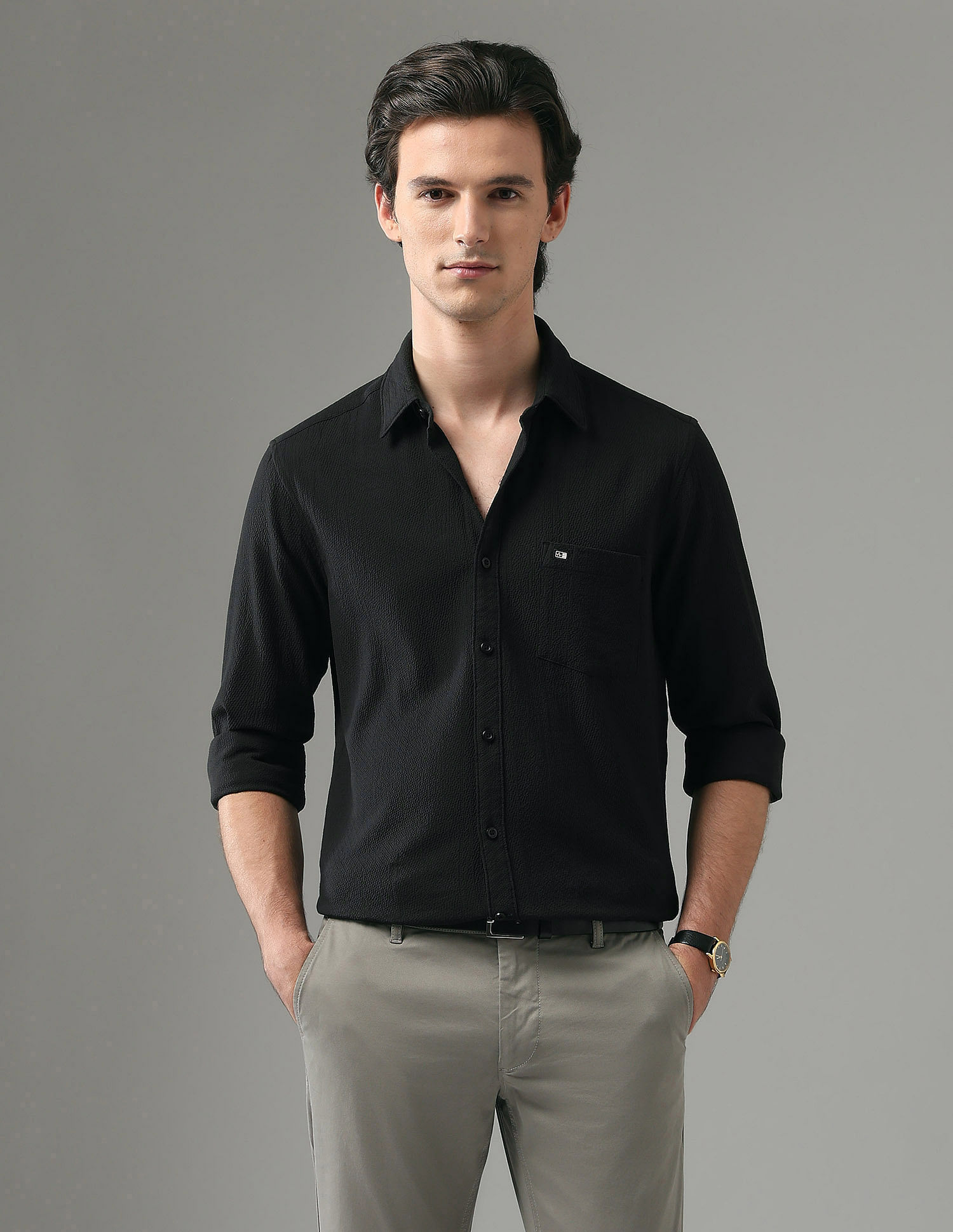 Arrow Sport Seersucker Slim Fit Shirt
