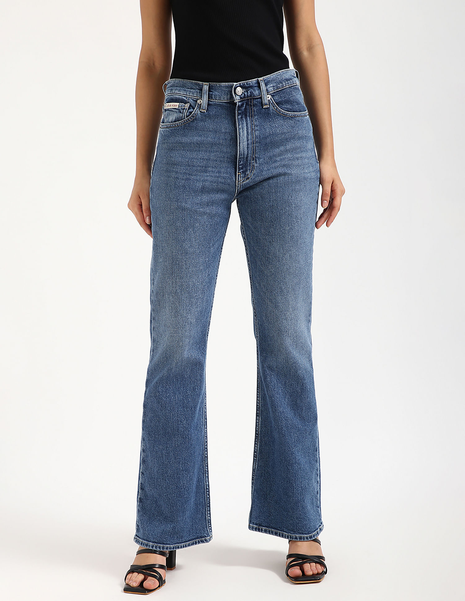 Calvin Klein Jeans Bootcut Mid Rise Jeans