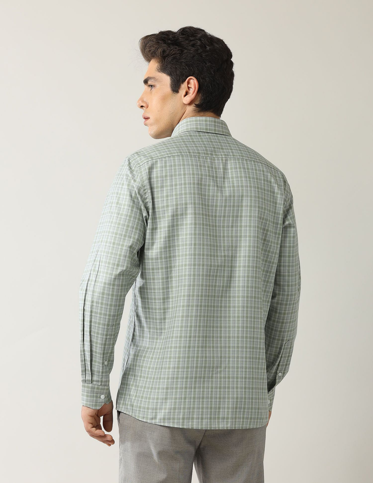 Arrow Liberty Classic Fit Plaid Checked Shirt