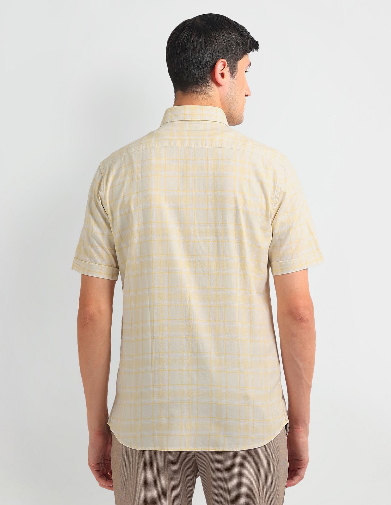 Arrow Sports Tartan Check Liberty Classic Fit Shirt