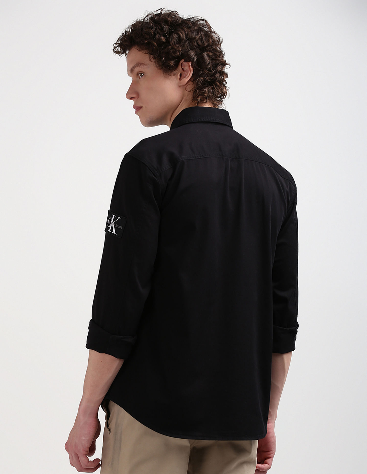 Calvin Klein Monologo Badge Relaxed Shirt
