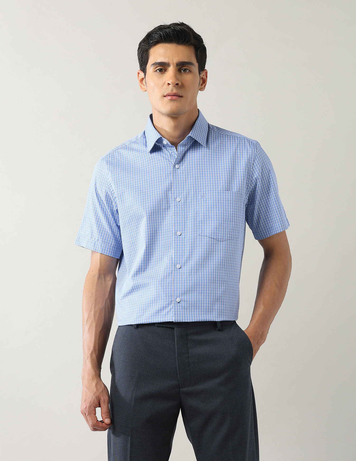 Arrow Graphic Printed Liberty Classic Fit Shirt
