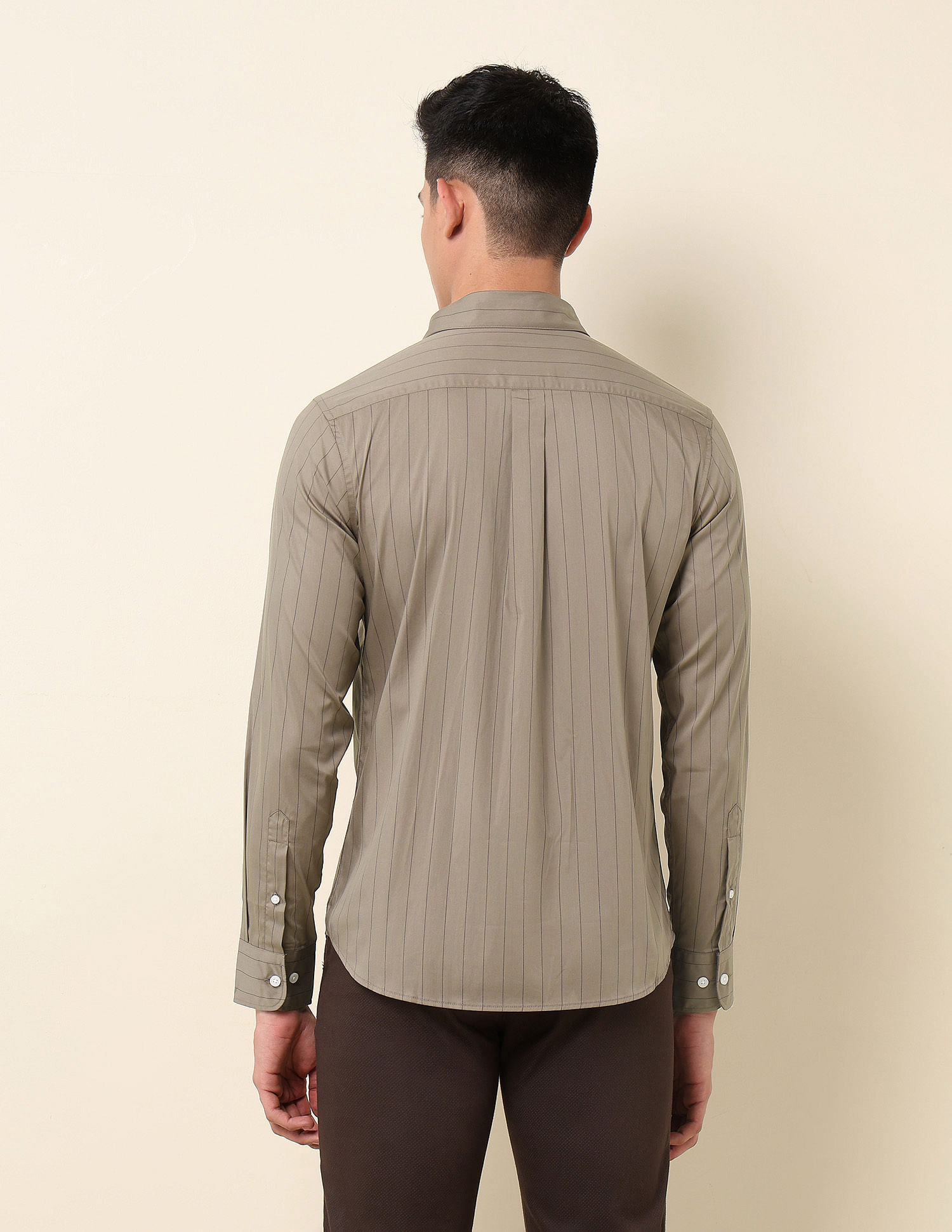U.S. Polo Assn. Vertical Striped Tailored Fit Shirt