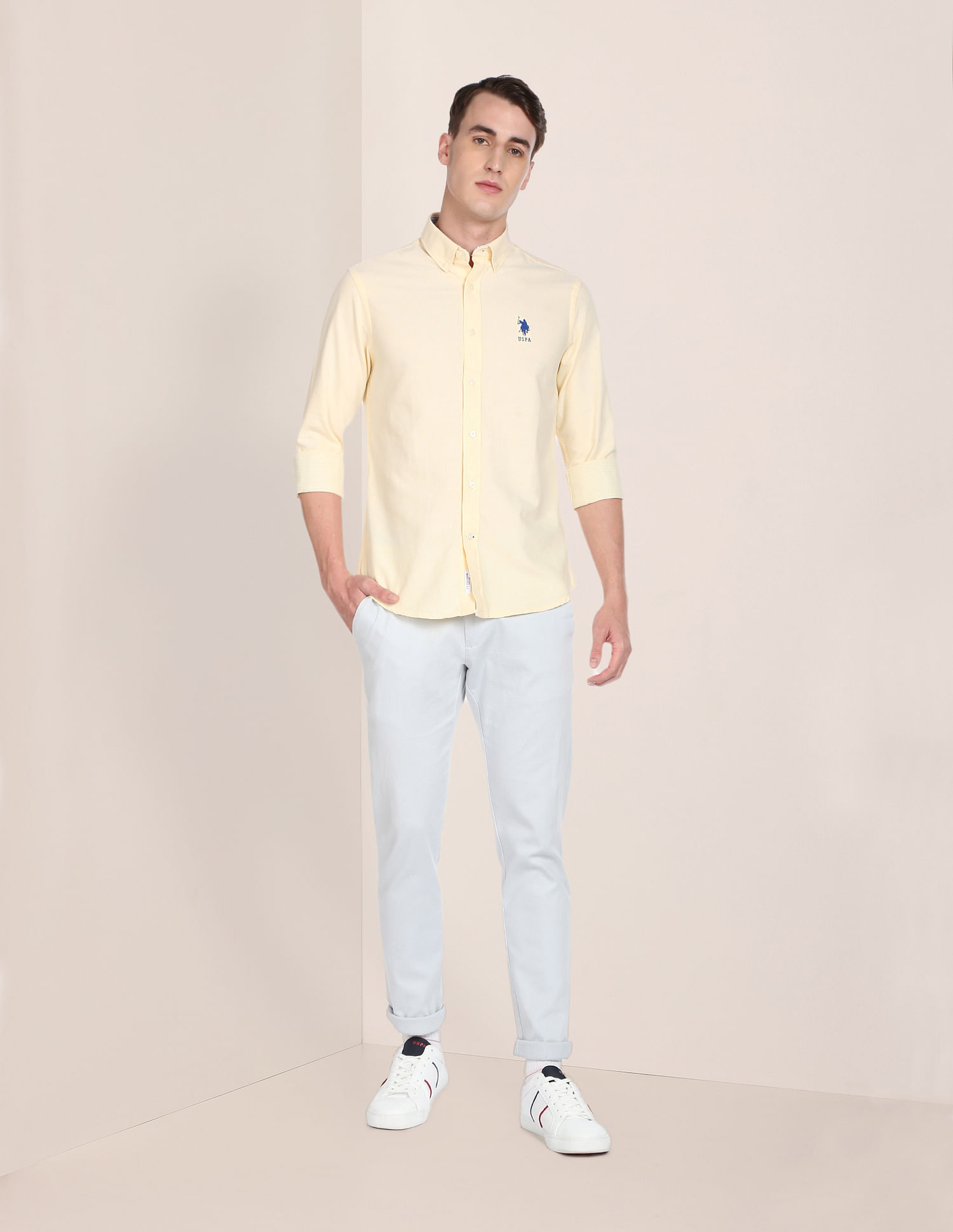 U.S. Polo Assn. Button Down Collar Premium Cotton Shirt
