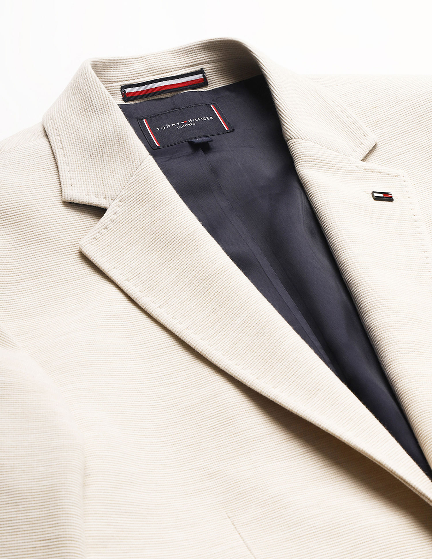 Tommy Hilfiger Textured Regular Fit Blazer