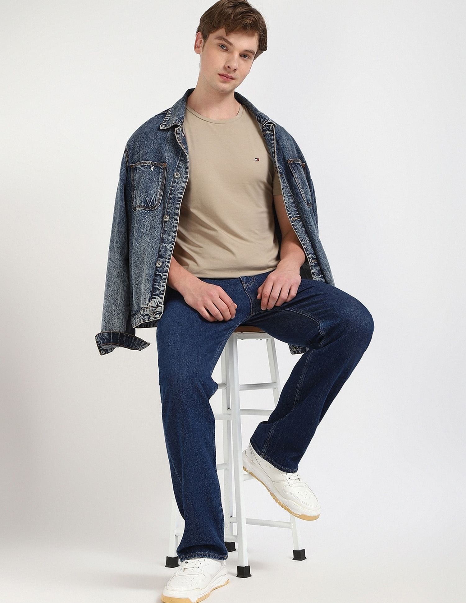 Tommy Hilfiger Solid Regular-Fit Cotton T-Shirt