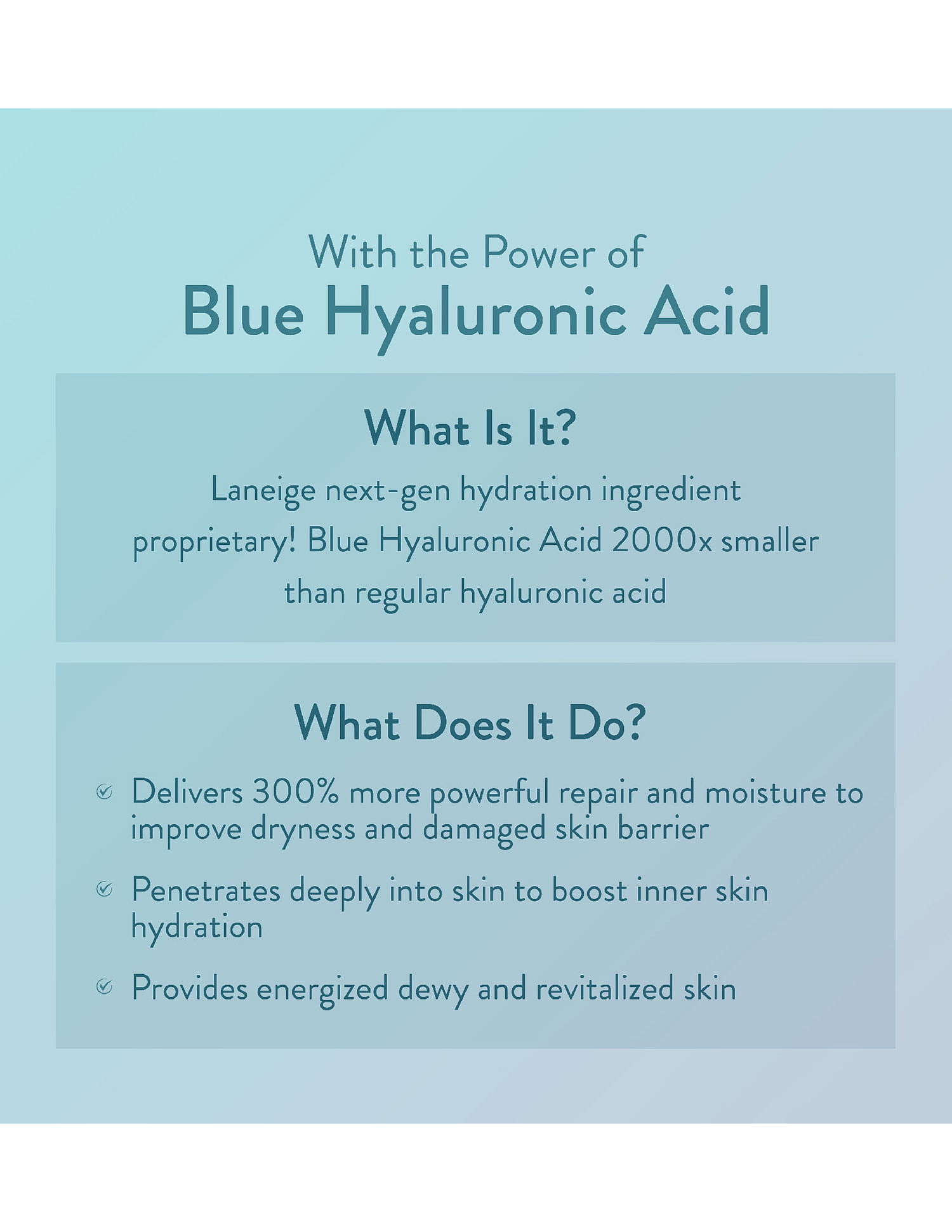 LANEIGE Water Bank Blue Hyaluronic Essence Toner for Oily Skin