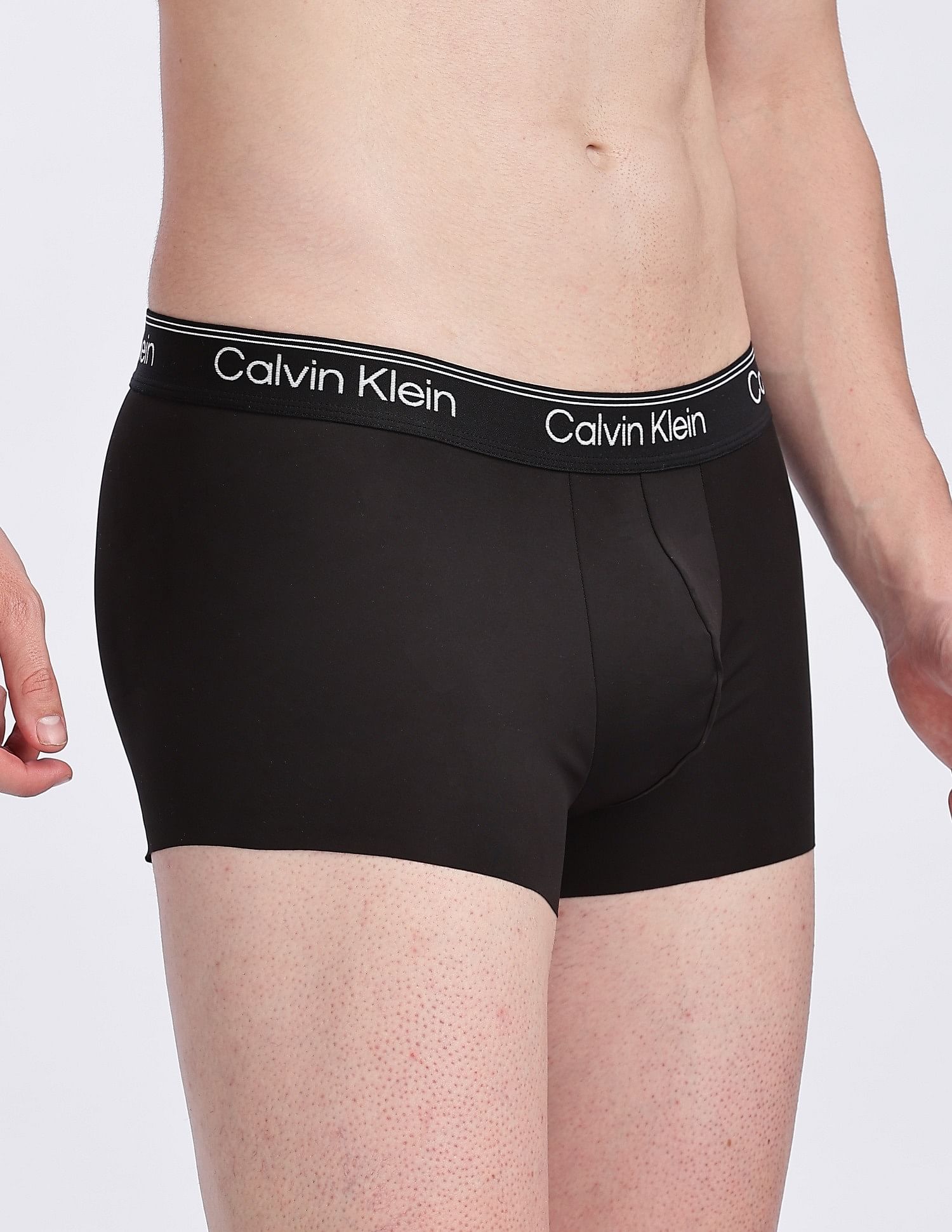 Calvin Klein Underwear Low Rise Solid Black Trunks