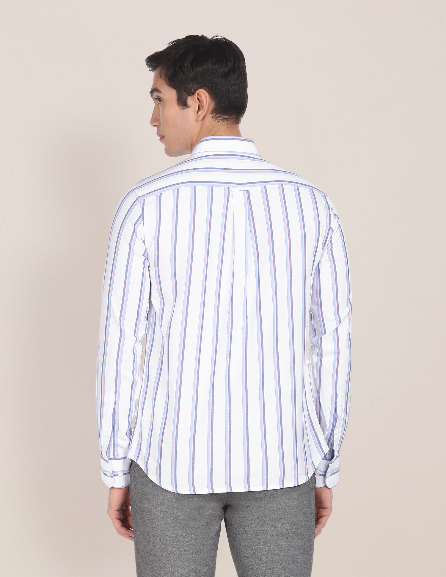 U.S. Polo Assn. Pure Cotton Striped Casual Shirt
