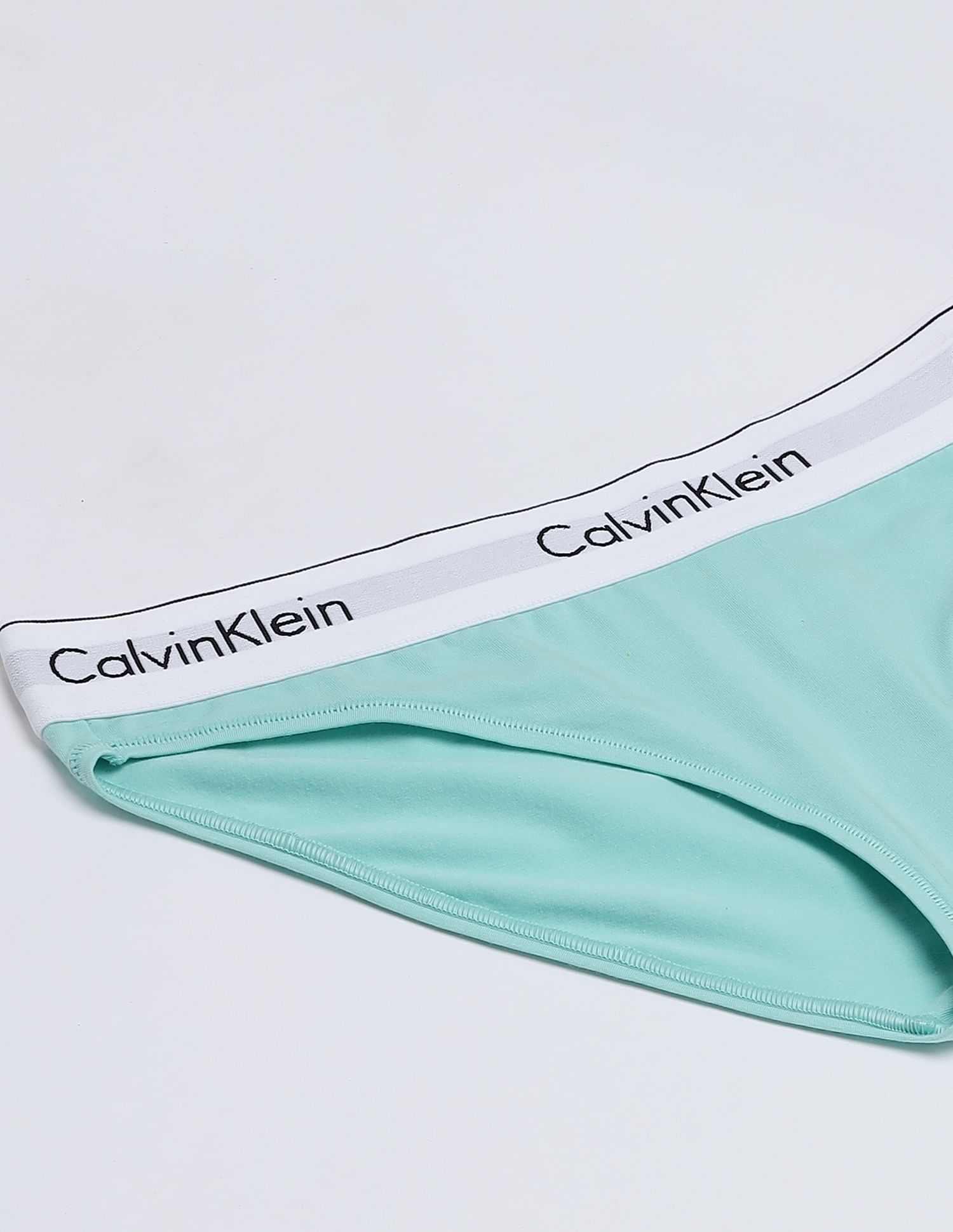 Calvin Klein Underwear Womens Blue Solid Panties