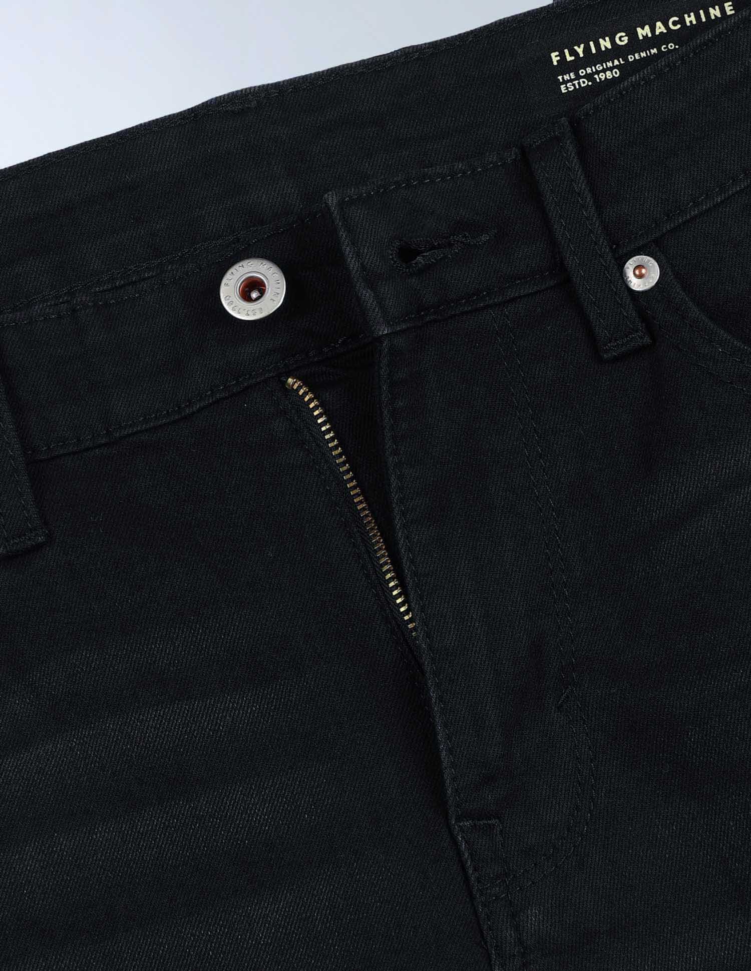 Flying Machine Mankle Relaxed Tapered Mid Rise Jeans