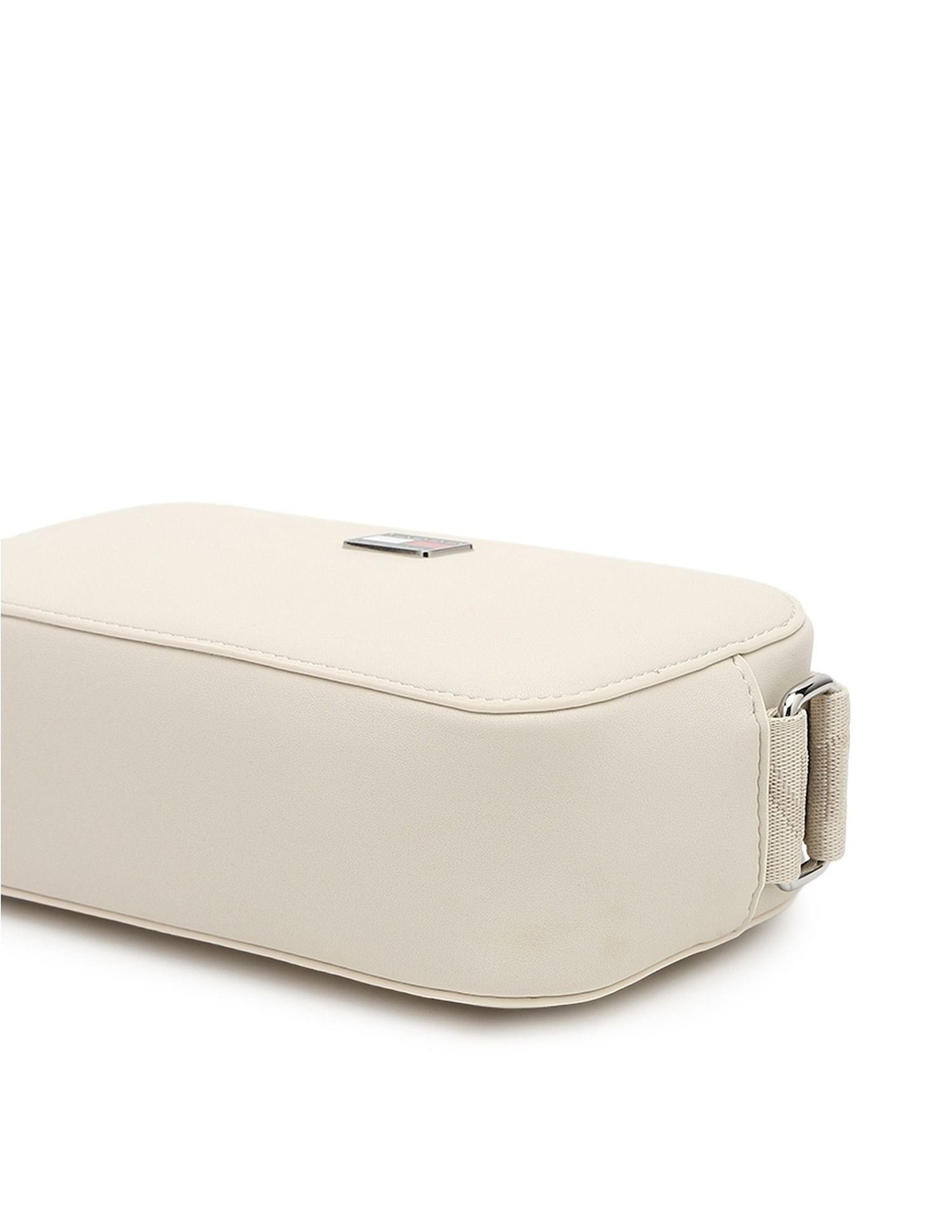 Tommy Hilfiger Solid Beige Pu Sling Bag