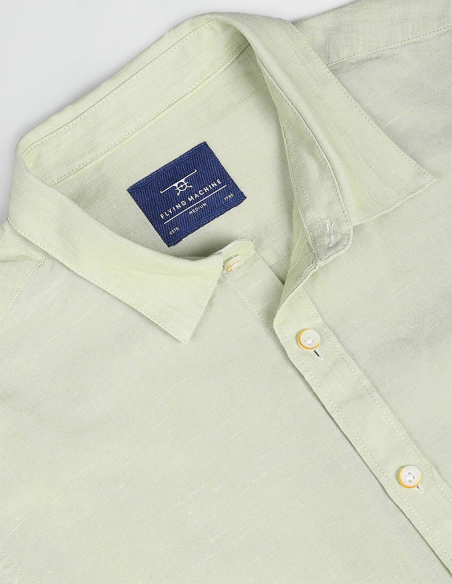 Flying Machine Regular Weave Slim Fit Shirt