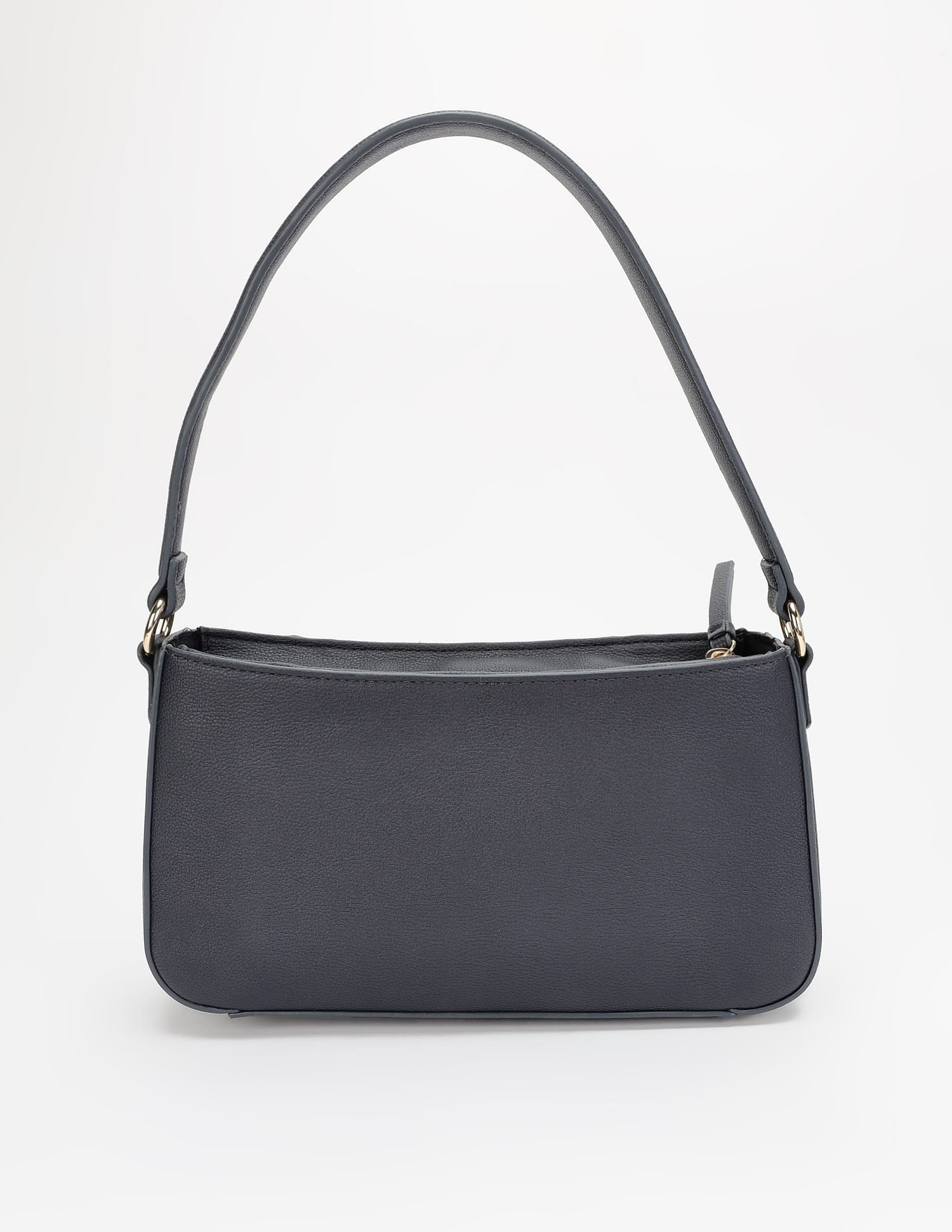 Tommy Hilfiger Striped Navy Pu Shoulder Bag