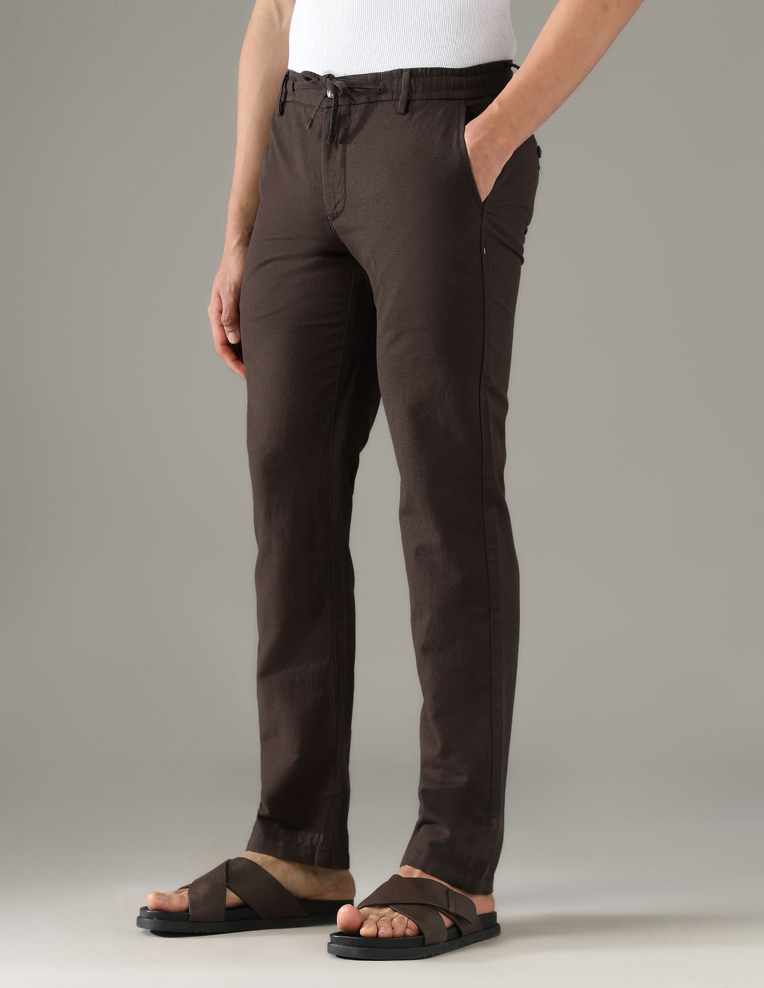 Arrow Sport Solid Spring Sorbet Trousers
