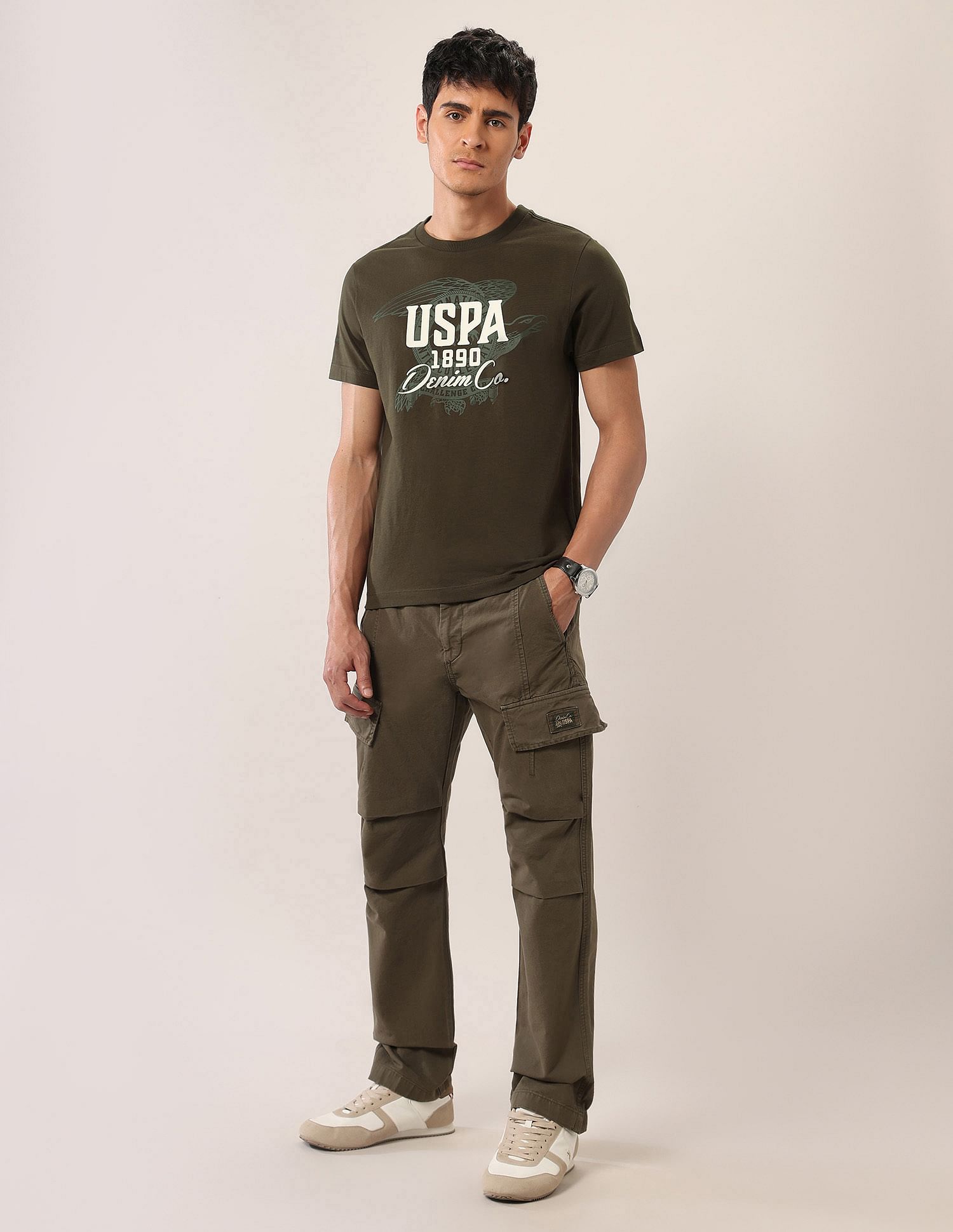 U.S. Polo Assn. Denim Co. Muscle Fit Pure Cotton T-Shirt