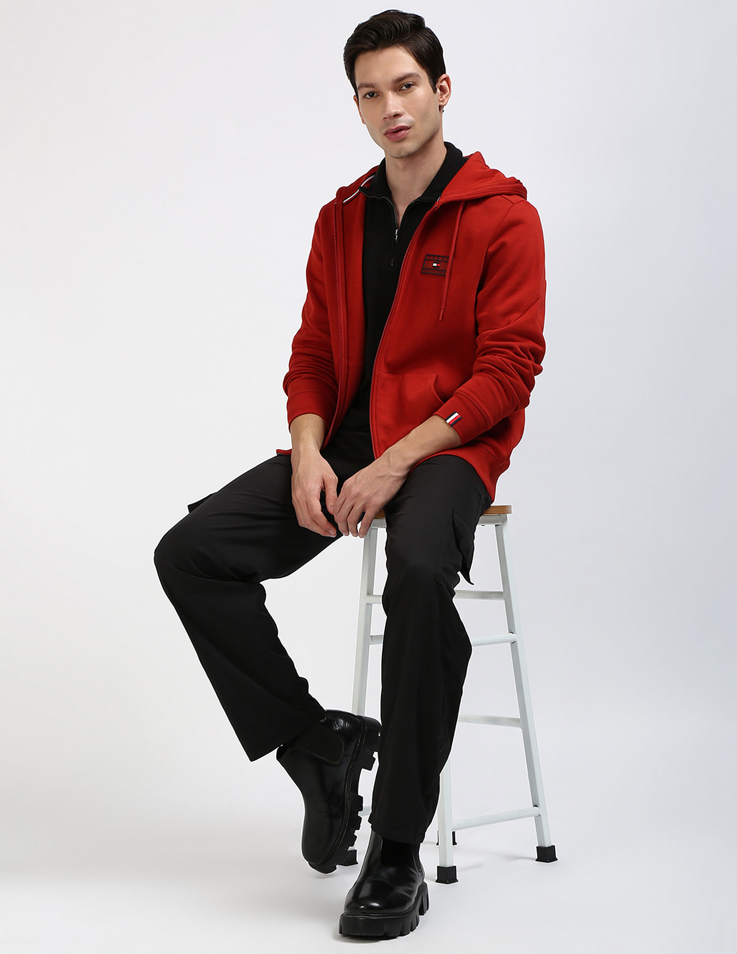 Tommy Hilfiger Graphic Hooded Zip Sweatshirt