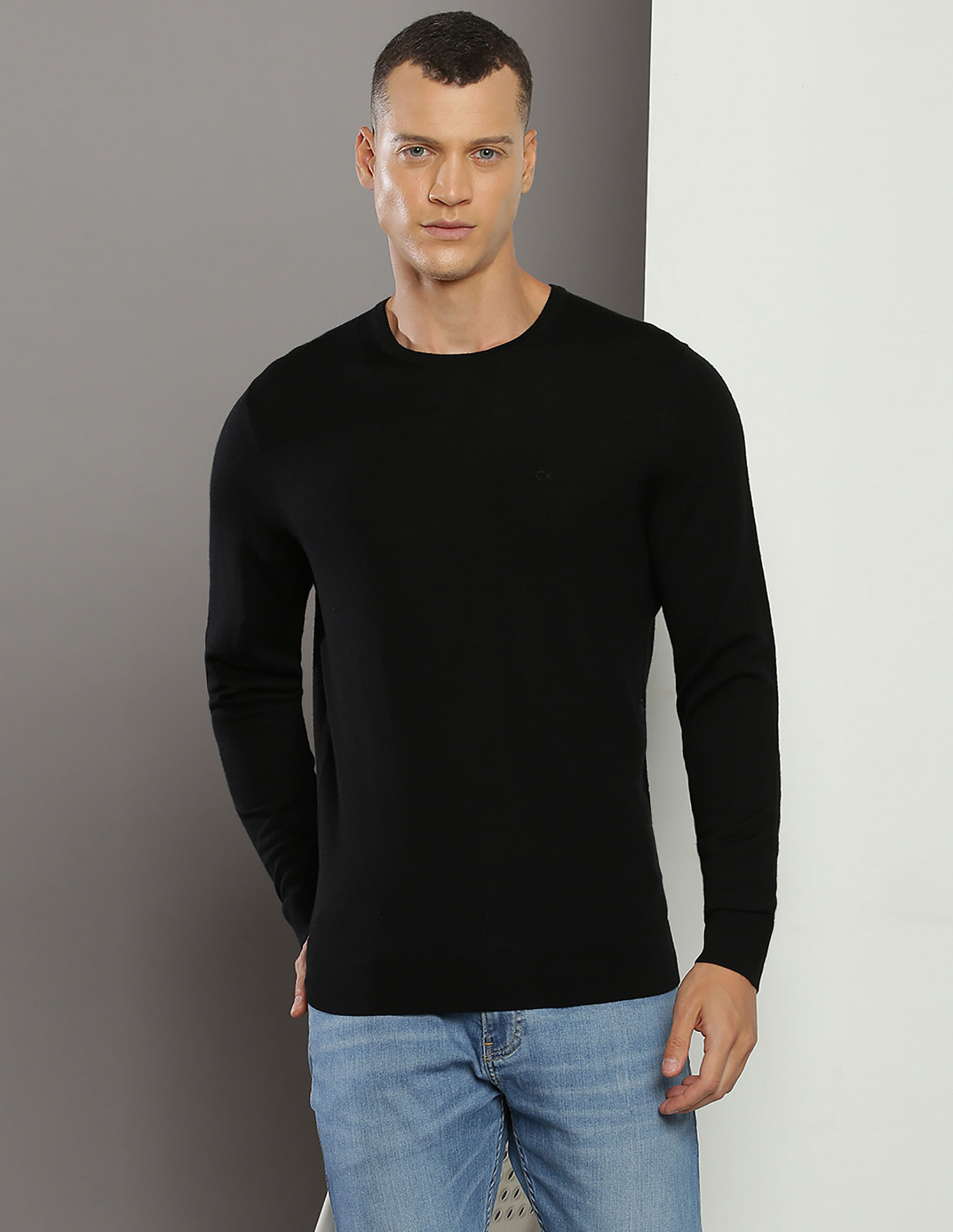 Calvin Klein Crew Neck Merino Sweater