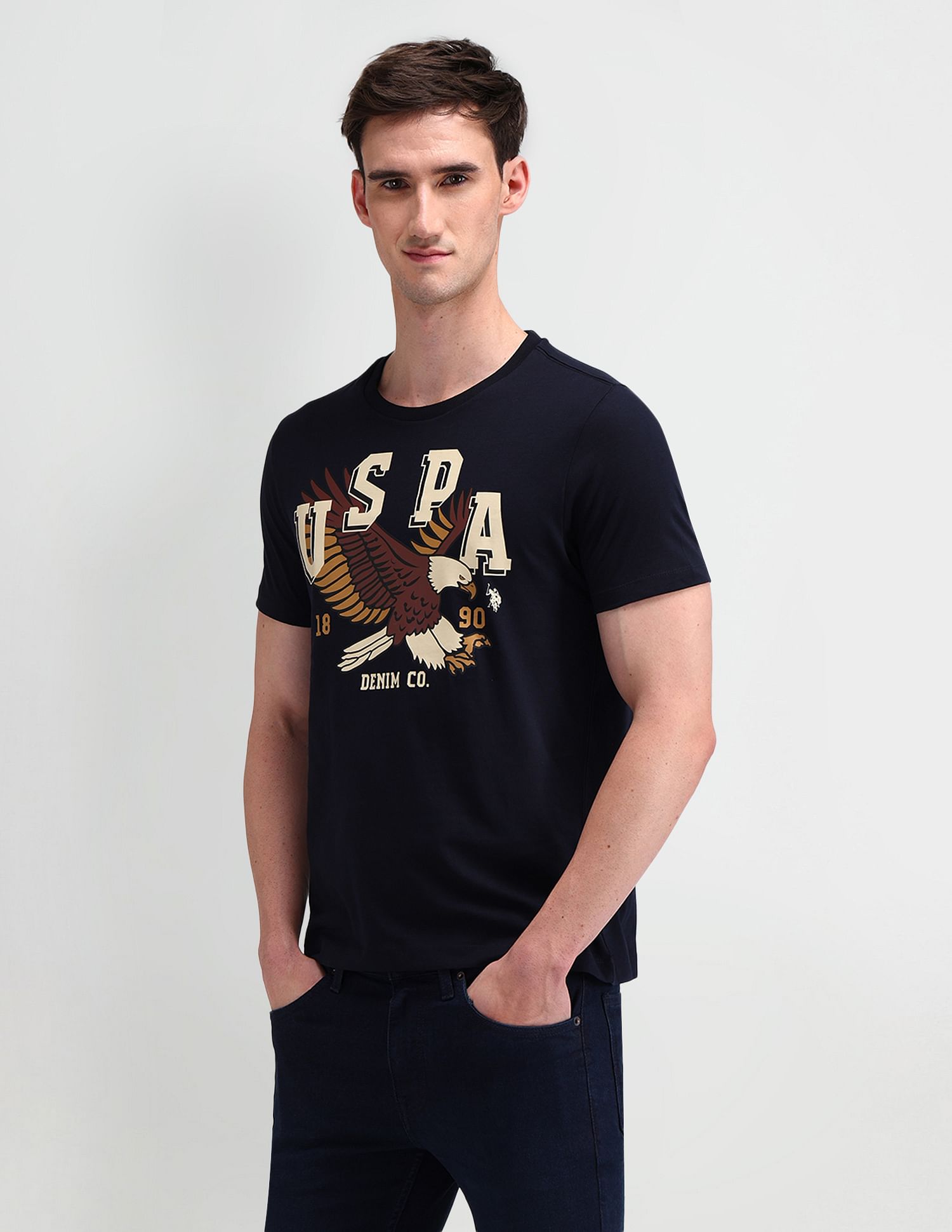 U.S. Polo Assn. Denim Co. Muscle Fit Printed T-Shirt
