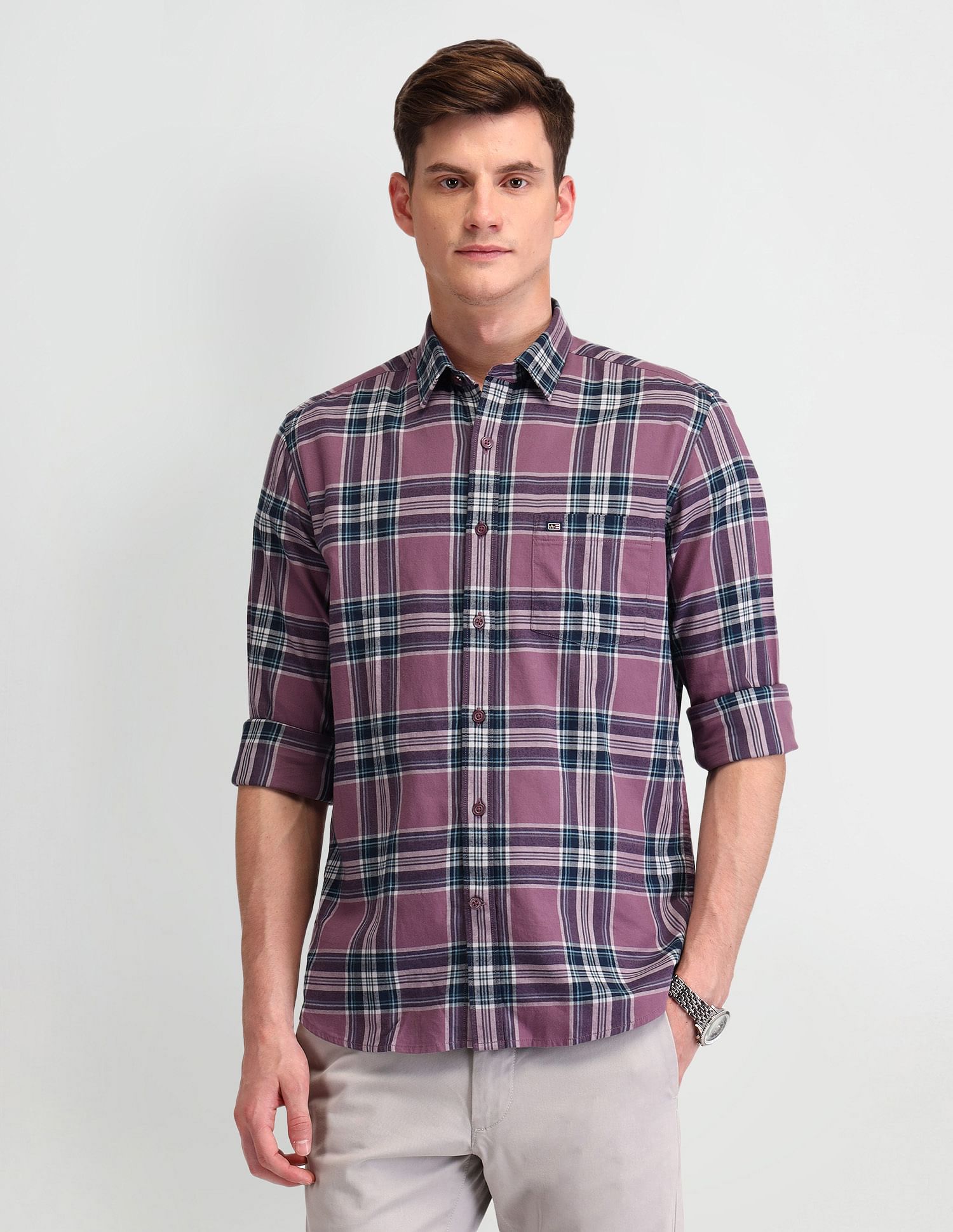 Arrow Sport Slim Fit Cotton Shirt