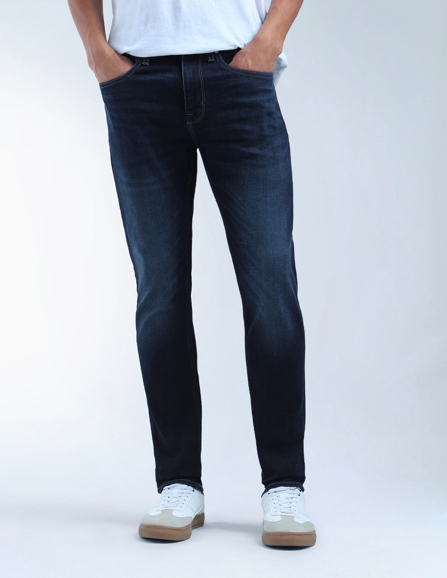 Flying Machine Slash Slim Tapered Fit Authentic Premium Jeans