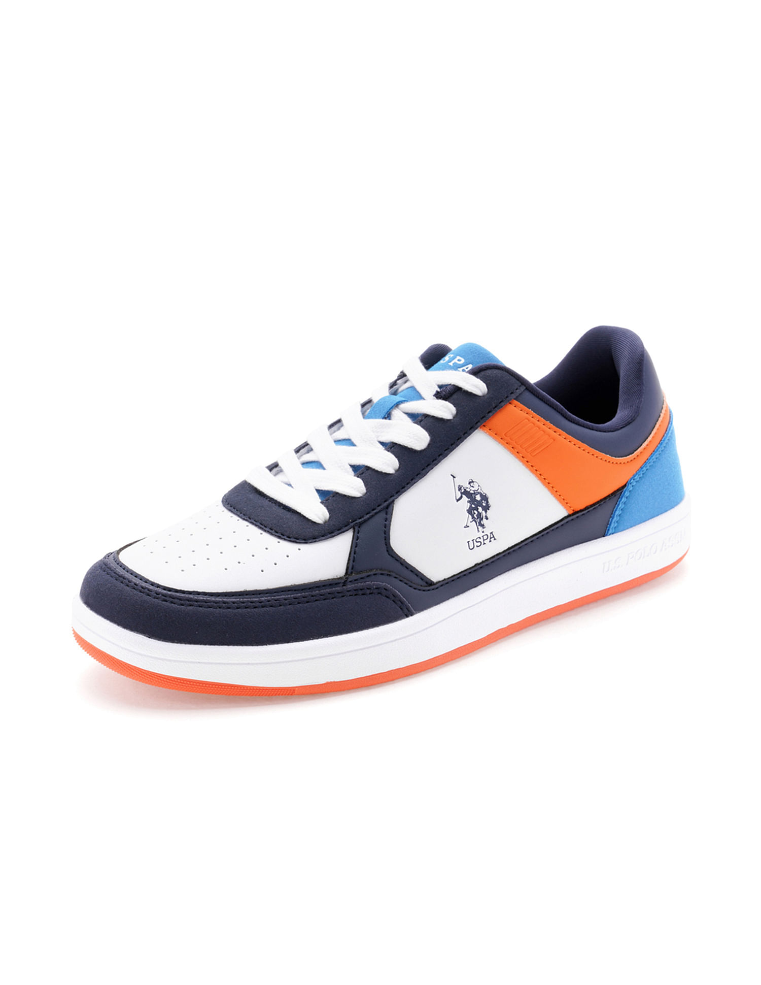 U.S. Polo Assn. Men Stef Navy Retro Court Sneakers