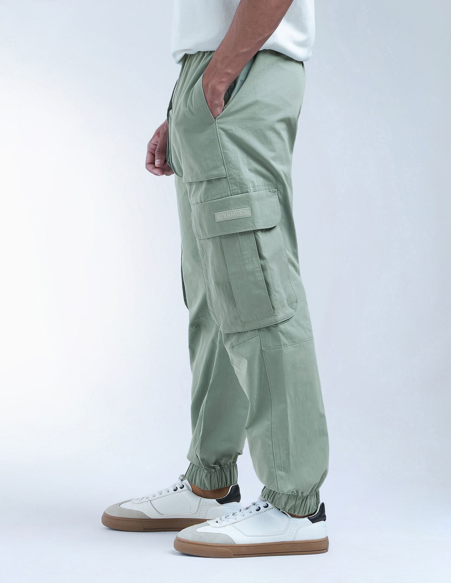 Flying Machine Solid Relaxed Fit Joggers