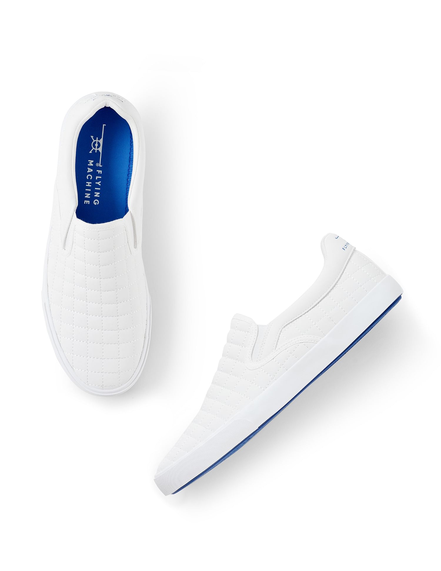 Flying Machine Men Textured Detroit Slip On Shoes