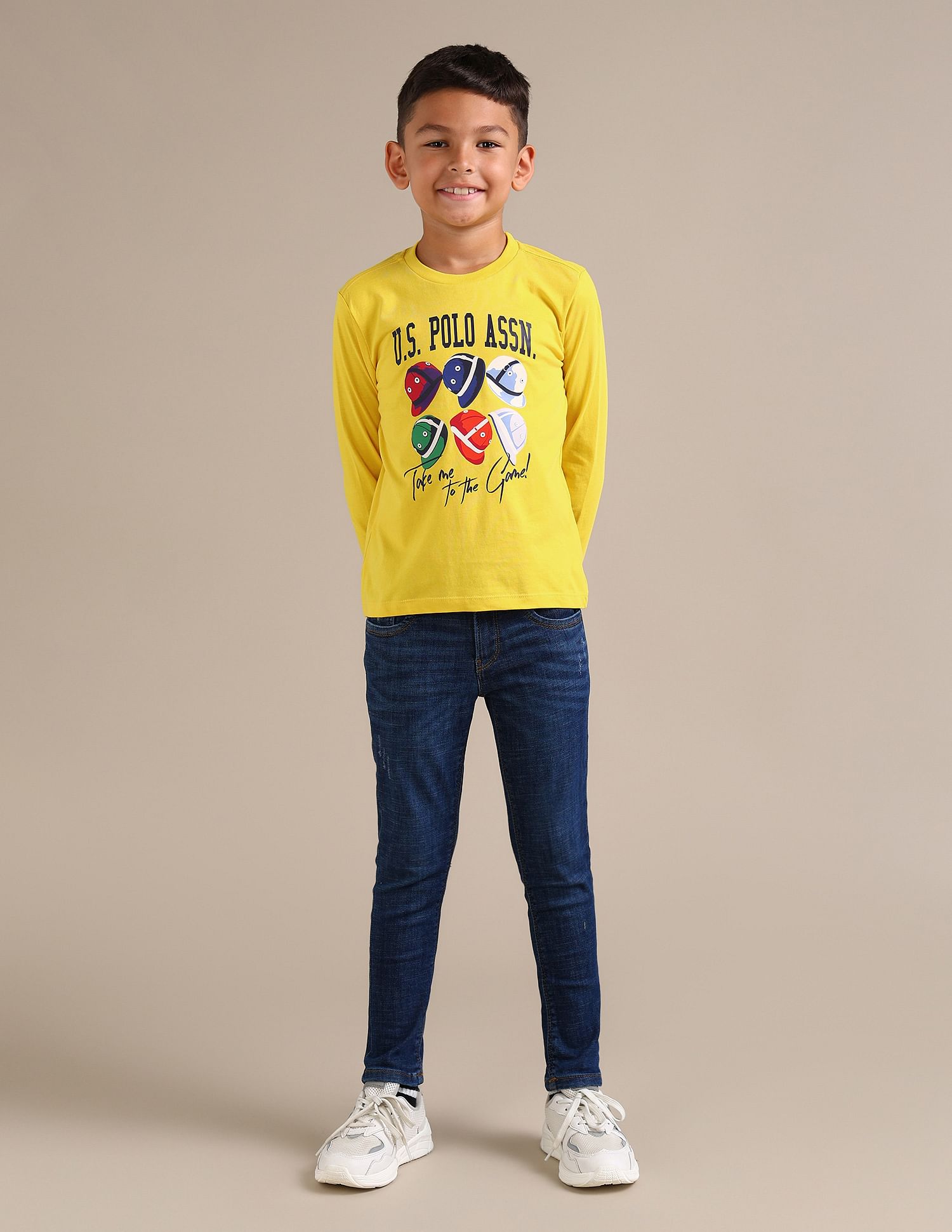 U.S. Polo Assn. Kids Boys Graphic Printed T-Shirt