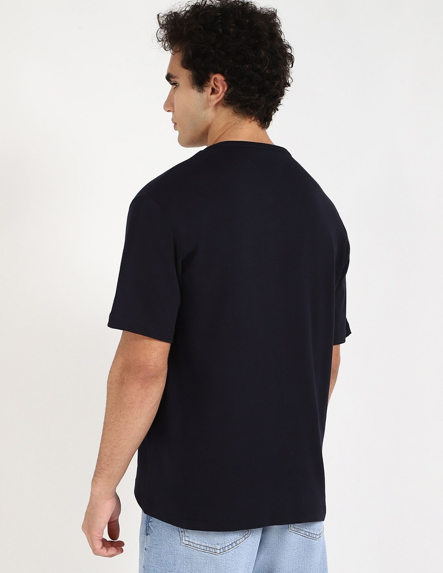 Tommy Hilfiger Solid Relaxed-Fit Cotton T-Shirt
