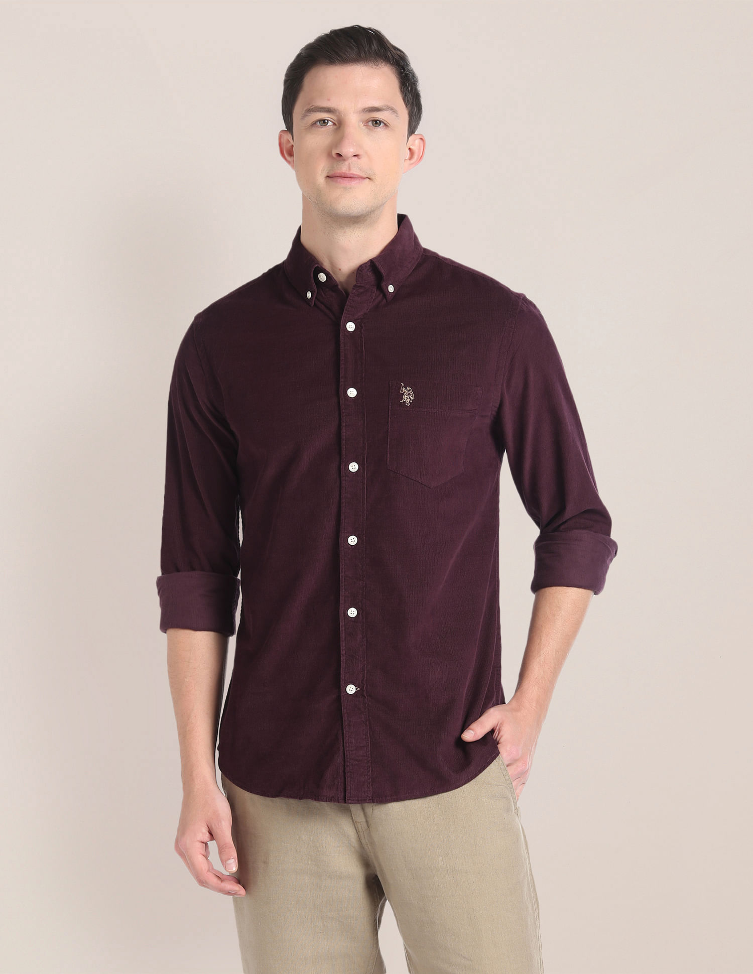 U.S. Polo Assn. Tailored Corduroy Shirt