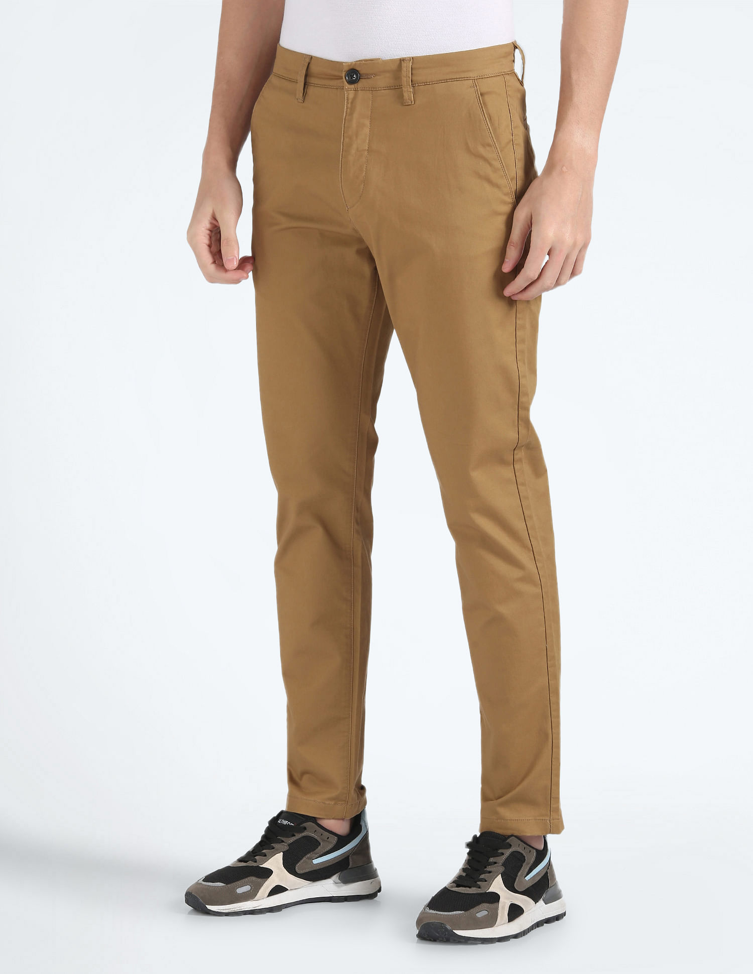 Flying Machine Solid Twill Trousers