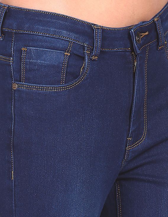 Flying Machine Women Mid Rise Skinny Fit Jeans