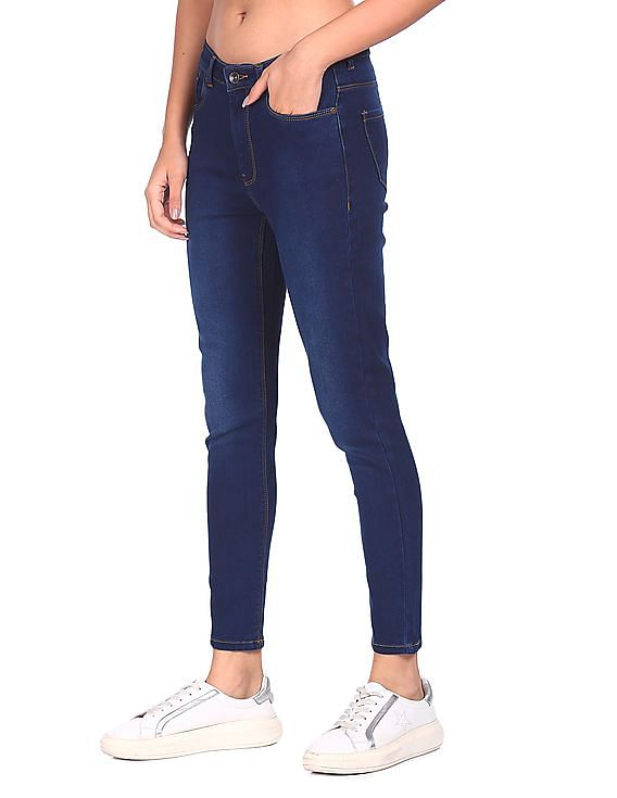 Flying Machine Women Mid Rise Skinny Fit Jeans